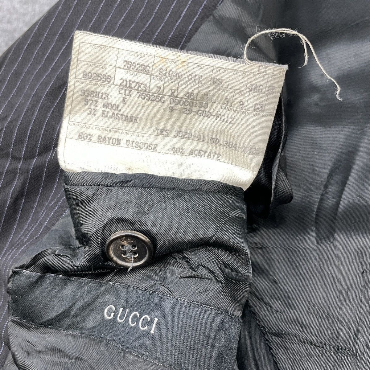 Gucci Vintage Gucci Blazer Size US S / EU 44-46 / 1 - 12 Thumbnail
