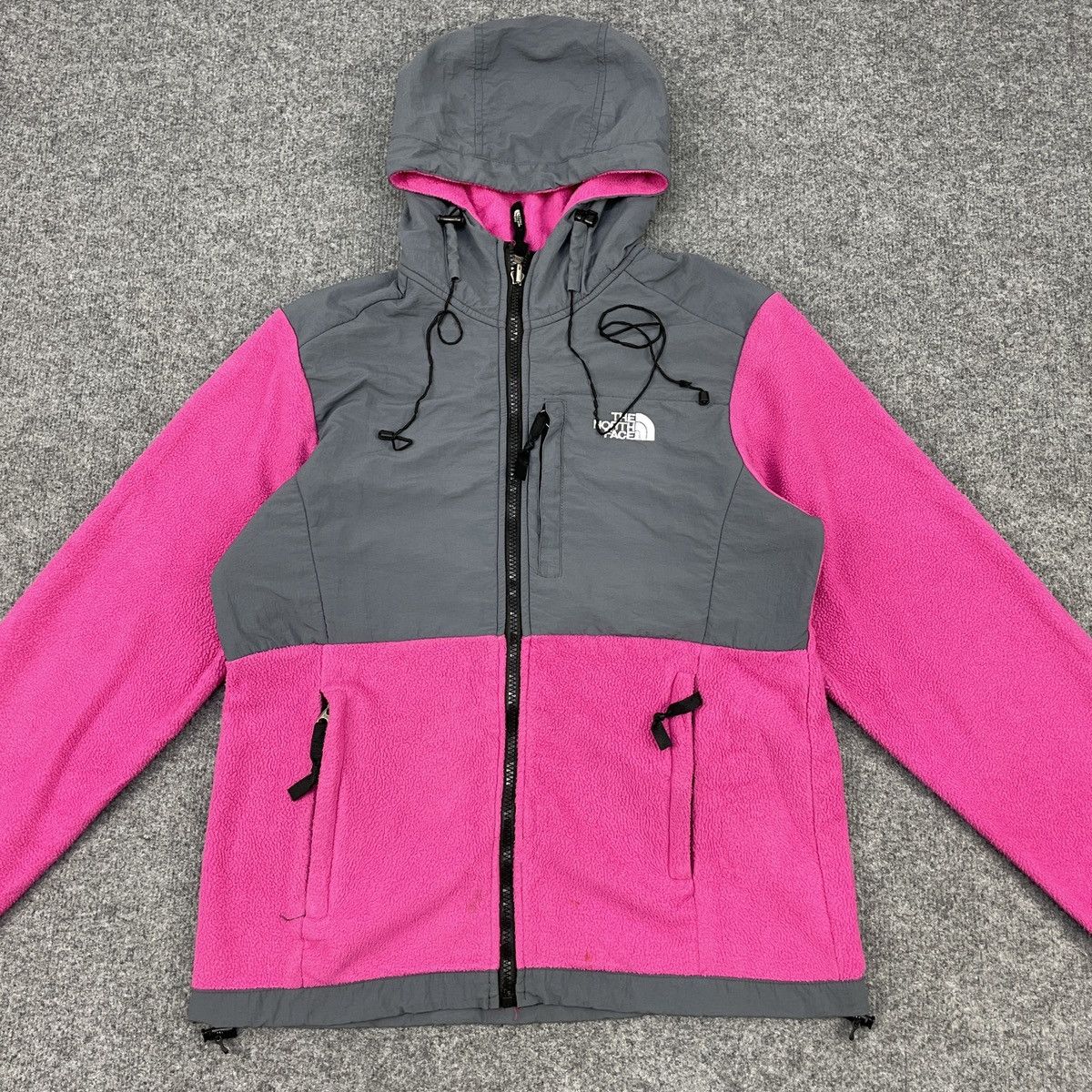 The North Face The North Face Pink Grey Zip Hoodie Sweaters Size M / US 6-8 / IT 42-44 - 3 Thumbnail