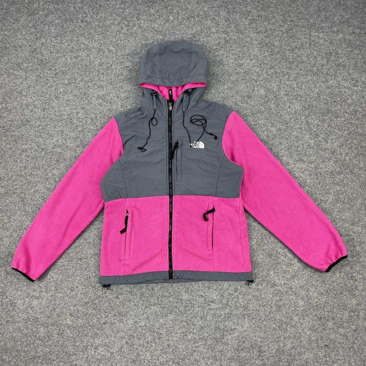 The North Face The North Face Pink Grey Zip Hoodie Sweaters Size M / US 6-8 / IT 42-44 - 1 Thumbnail
