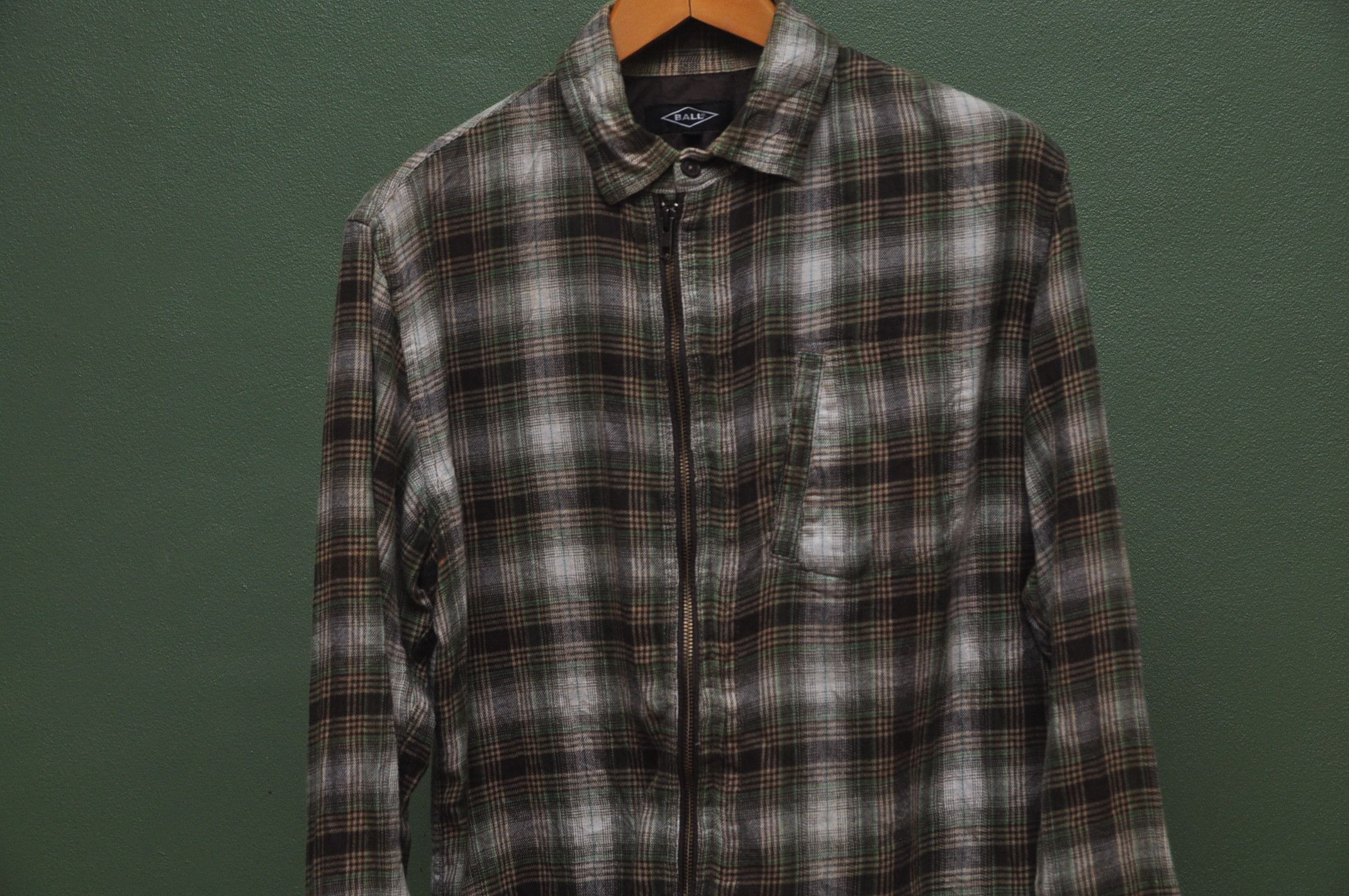 Japanese Brand Vintage Ball Zipper Made In Japan Shirt Size US L / EU 52-54 / 3 - 3 Thumbnail