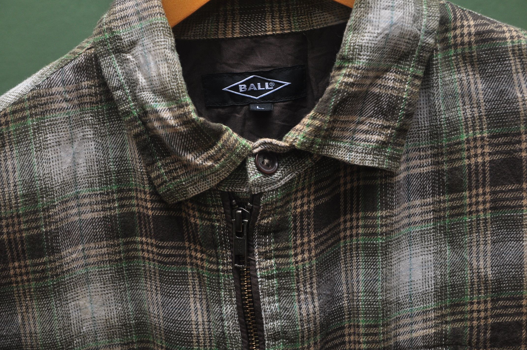 Japanese Brand Vintage Ball Zipper Made In Japan Shirt Size US L / EU 52-54 / 3 - 6 Thumbnail