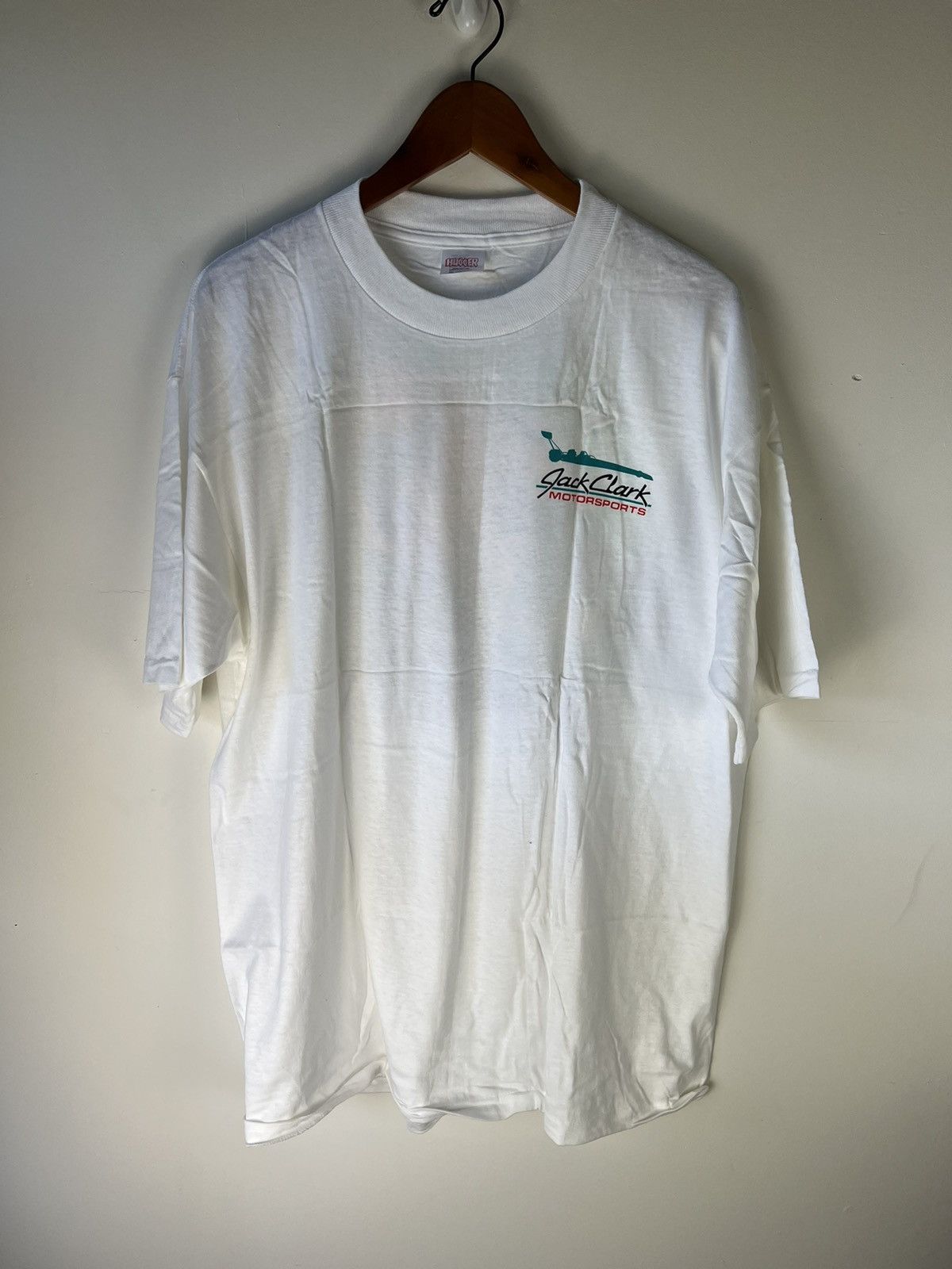 Vintage Vintage 1992 Jack Clark Motorsports Tee Size US XL / EU 56 / 4 - 2 Thumbnail