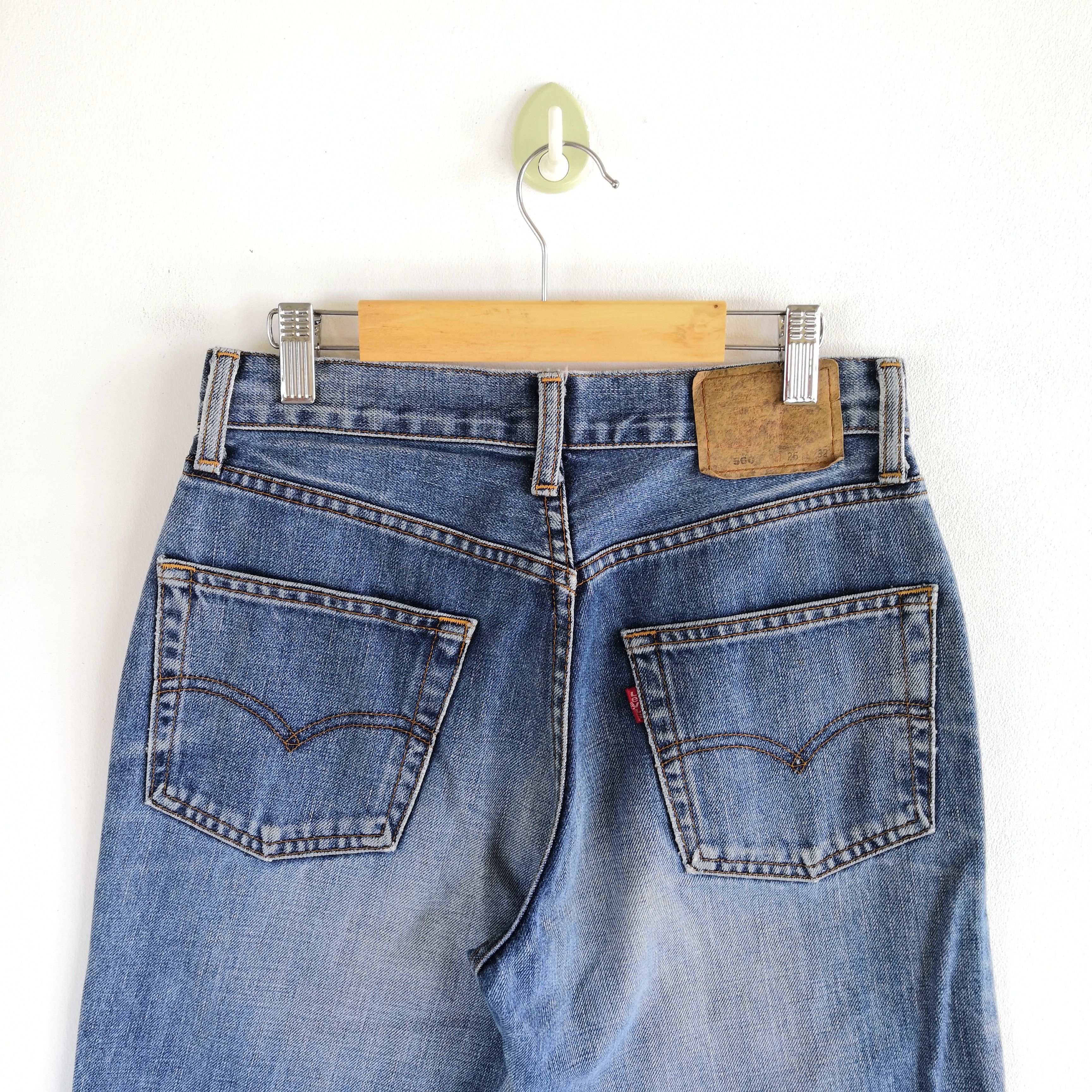 Levi's Vintage Levi's Light Wash Jeans Rusty Levis 560 Denim Pants Size 26" / US 2 / IT 38 - 5 Thumbnail