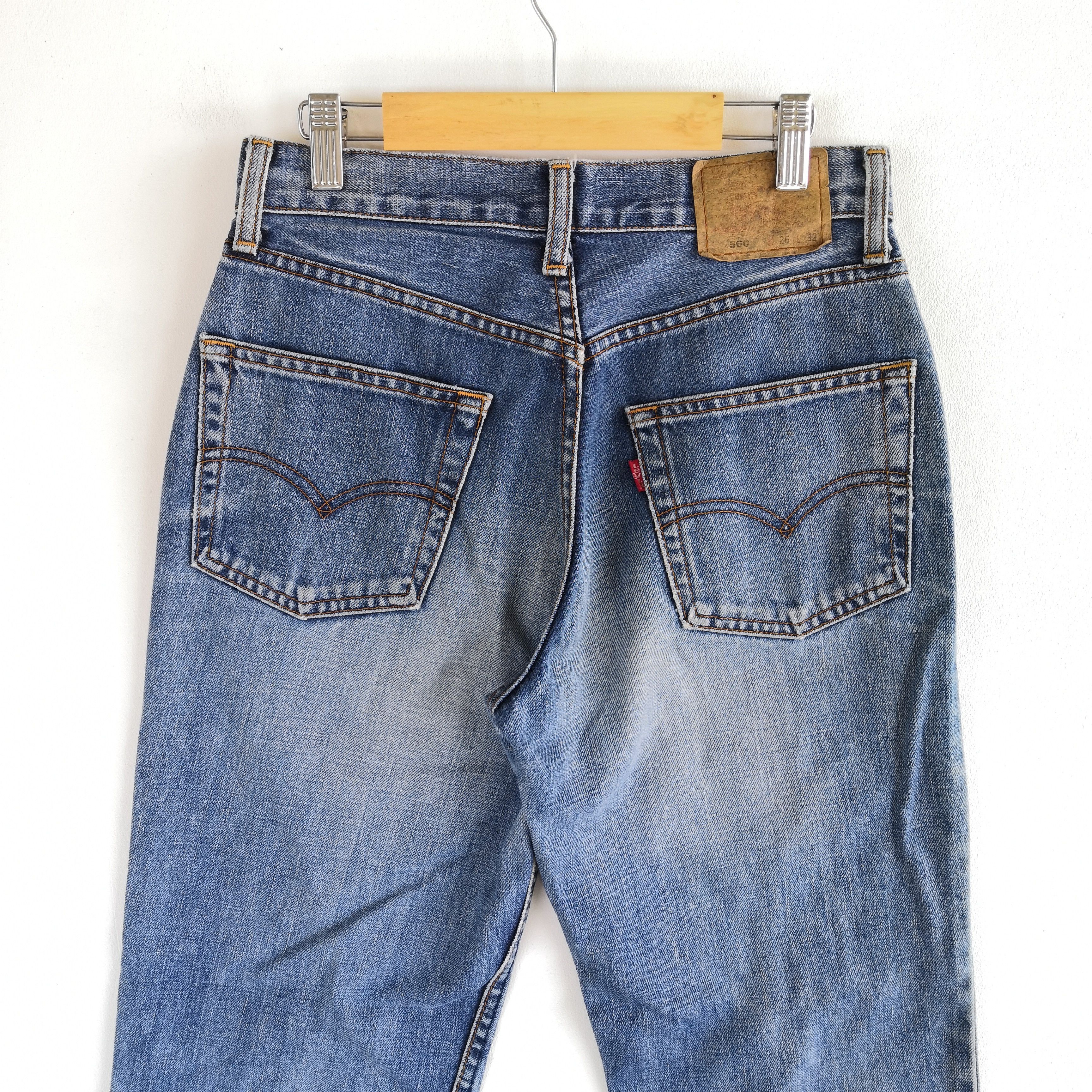 Levi's Vintage Levi's Light Wash Jeans Rusty Levis 560 Denim Pants Size 26" / US 2 / IT 38 - 6 Thumbnail
