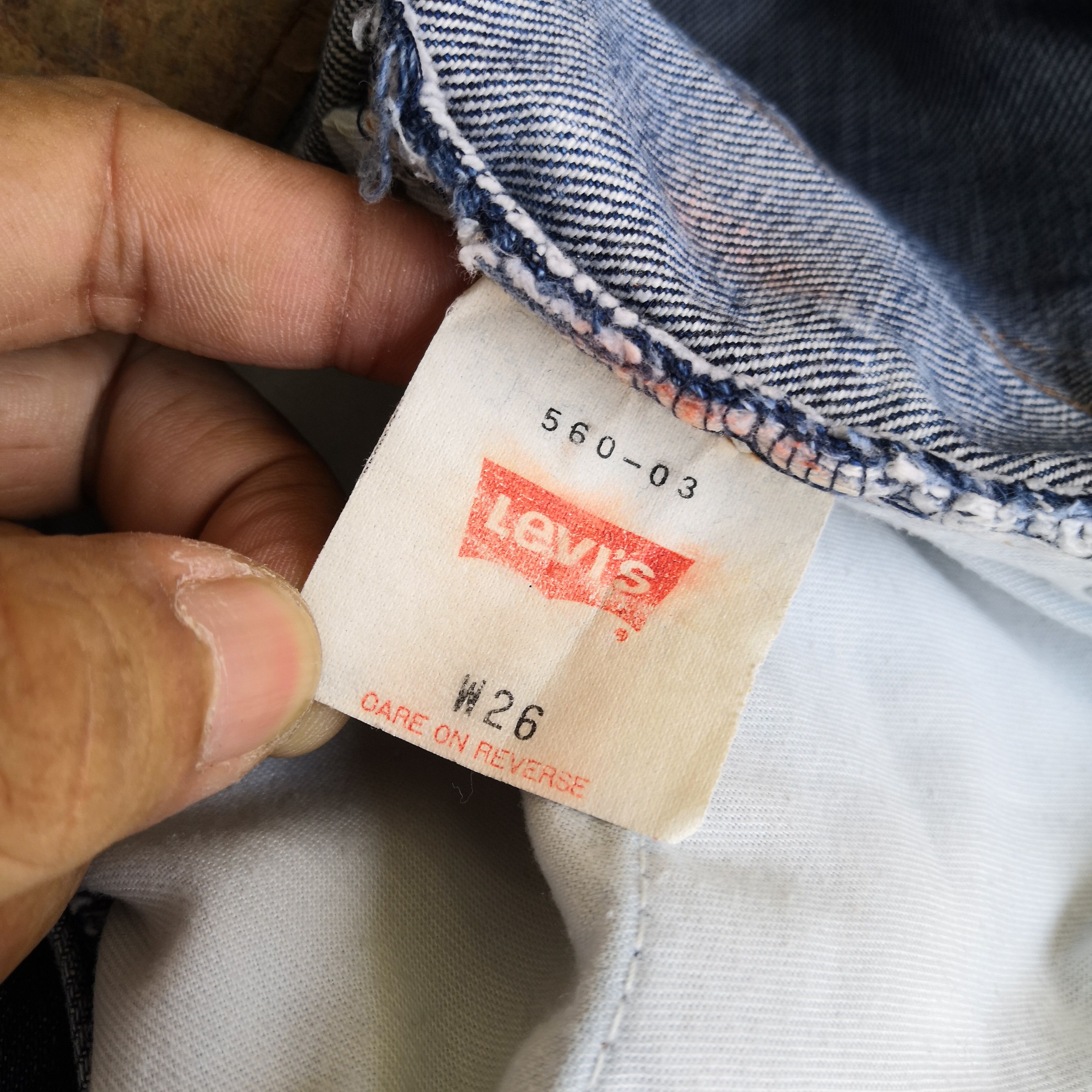 Levi's Vintage Levi's Light Wash Jeans Rusty Levis 560 Denim Pants Size 26" / US 2 / IT 38 - 11 Thumbnail