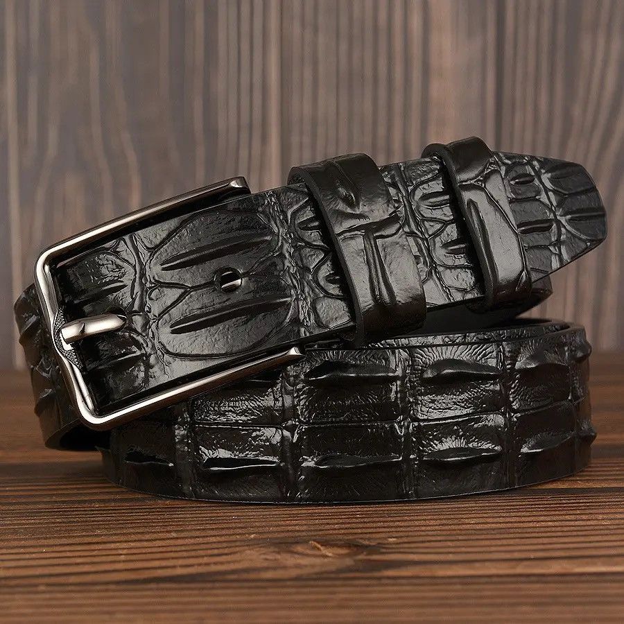 Other Crocodile Leather Pin Alligator Belt Size ONE SIZE - 1 Thumbnail