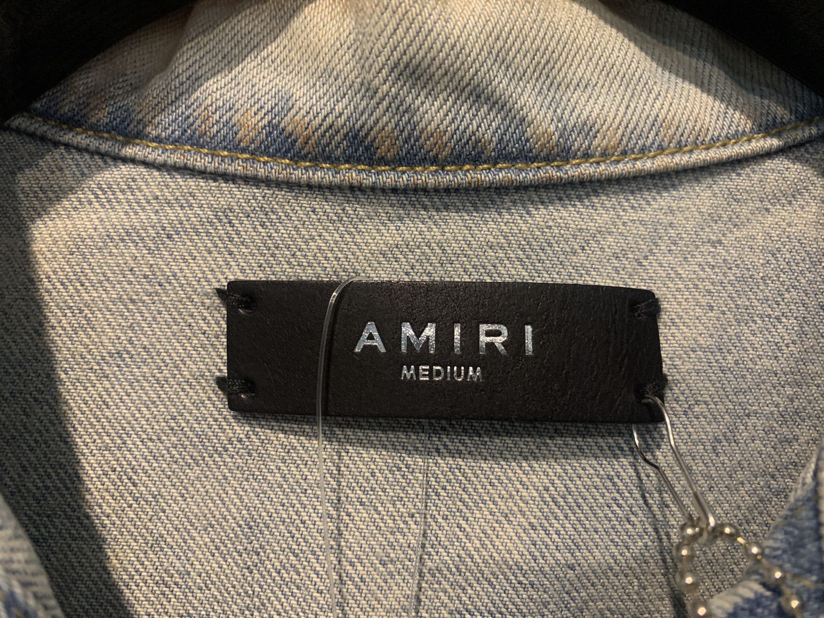 Amiri SS'20 Jacket Distressed Denim Trucker Size US M / EU 48-50 / 2 - 3 Thumbnail