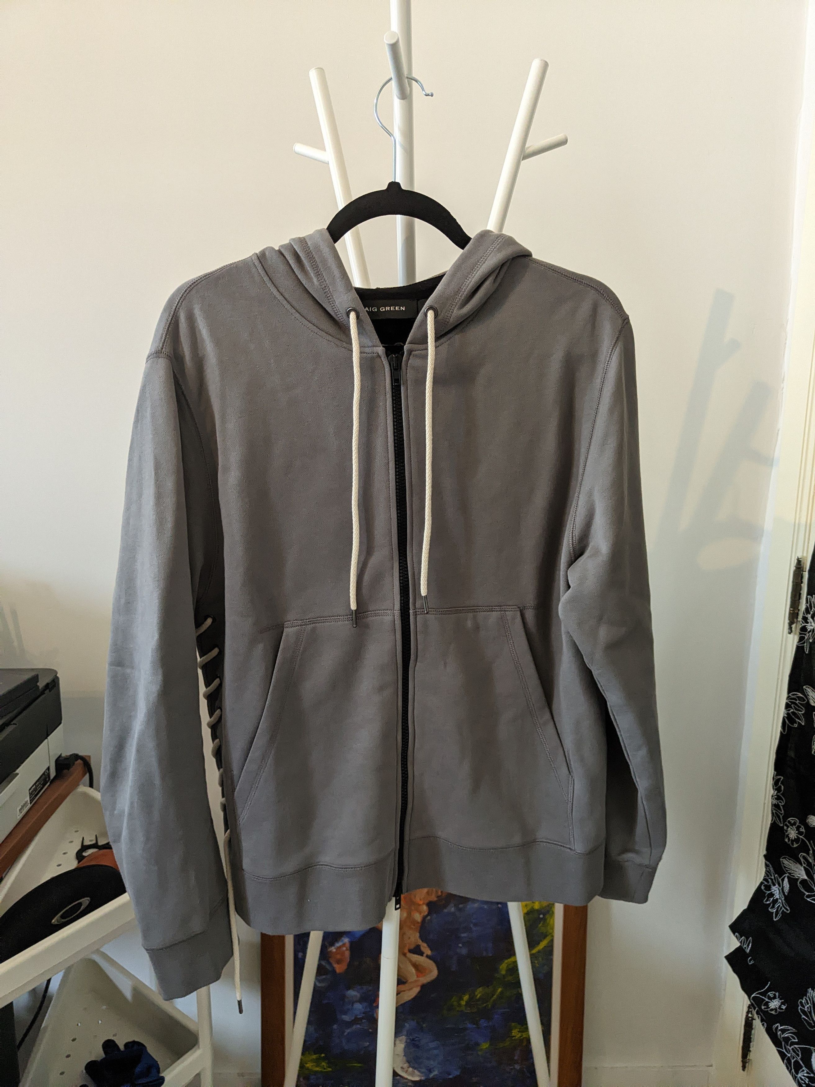 Craig Green Craig Green Laced Zip-Up Hoodie Size US S / EU 44-46 / 1 - 3 Thumbnail
