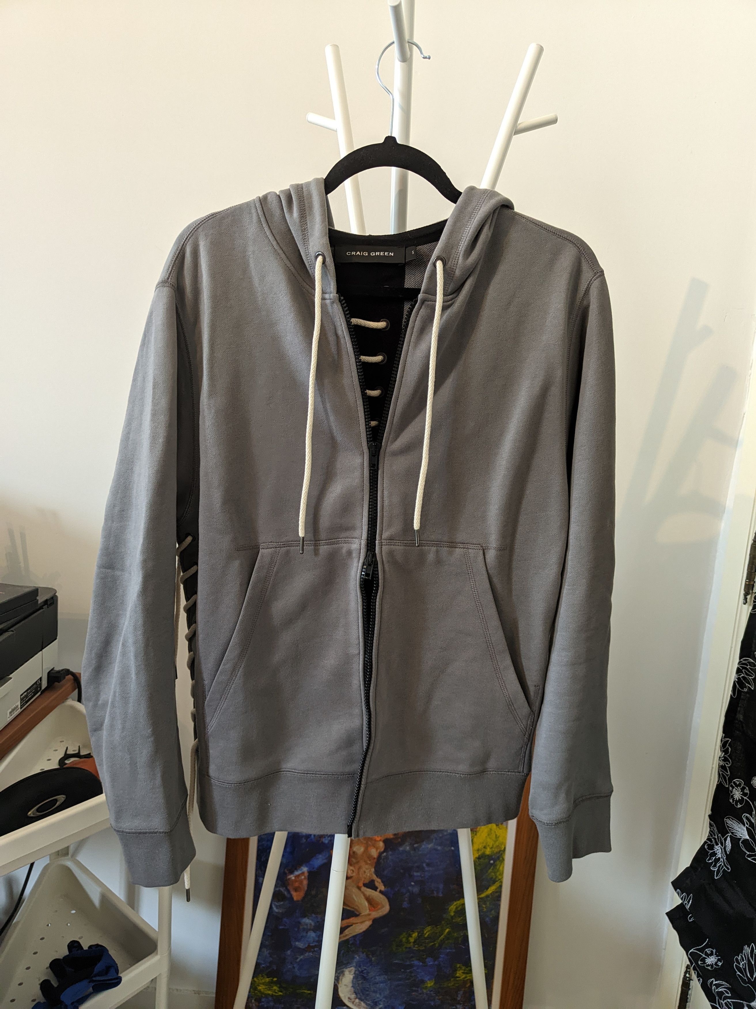 Craig Green Craig Green Laced Zip-Up Hoodie Size US S / EU 44-46 / 1 - 4 Thumbnail