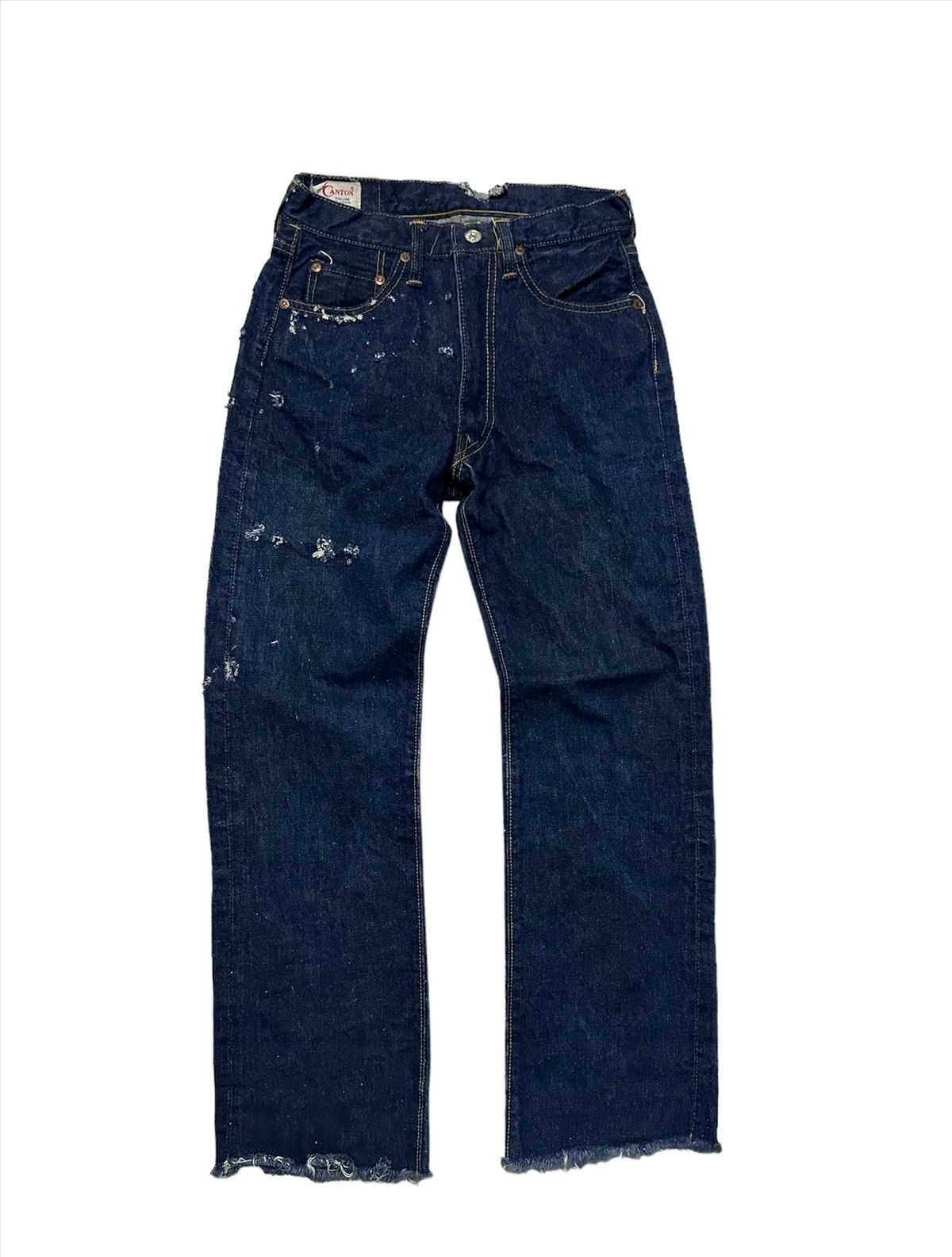 Vintage 70s Canton indigo denim jeans