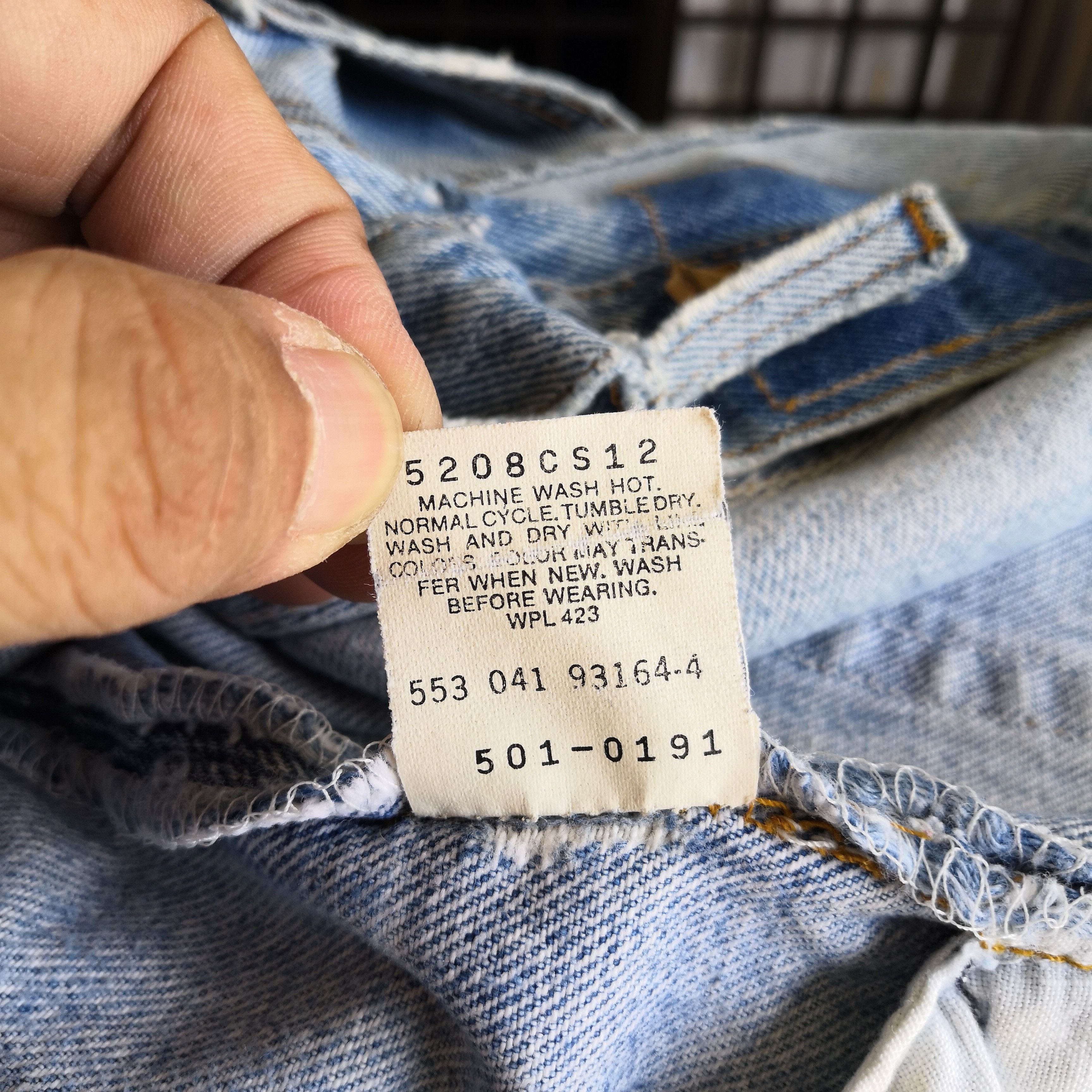 Levi's Vintage Levis 501 Light Wash Jeans Levi's Distressed Denim Size US 30 / EU 46 - 13 Thumbnail