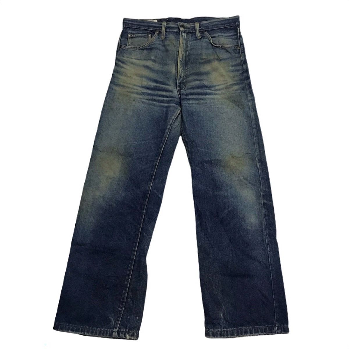 Vintage vtg Big John distressed denim jeans rare Size US 32 / EU 48 - 1 Thumbnail
