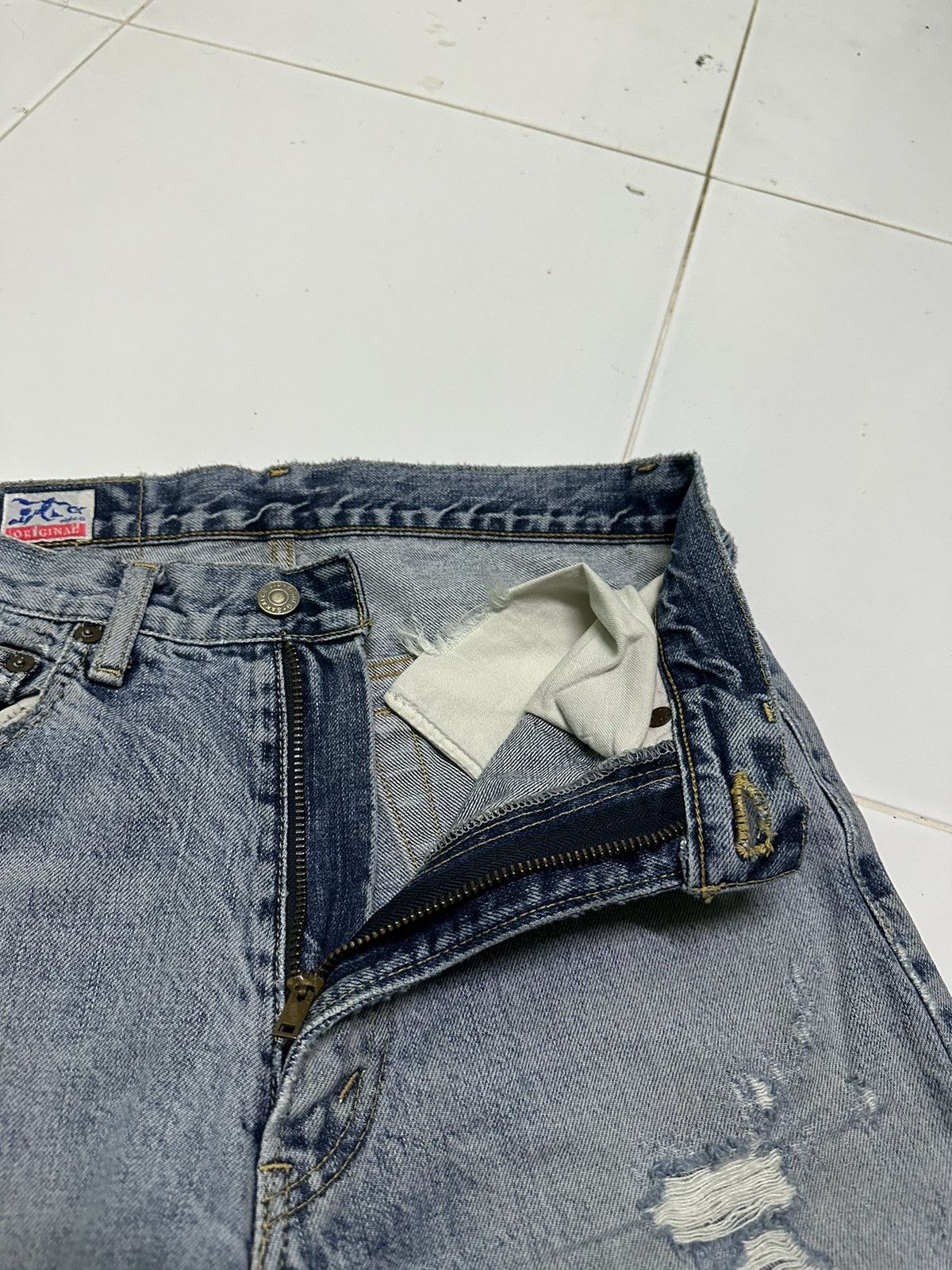 EIGHT-G × Japanese Brand × Vintage Vintaeg Eight G denim jeans Size US 28 / EU 44 - 3 Thumbnail