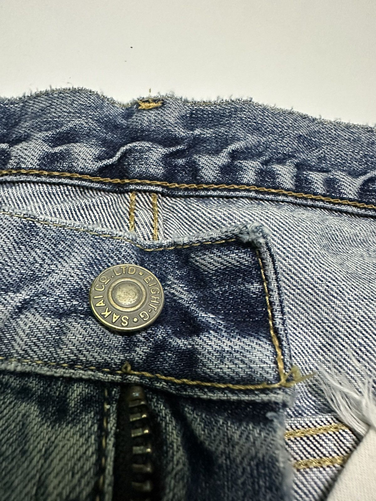 EIGHT-G × Japanese Brand × Vintage Vintaeg Eight G denim jeans Size US 28 / EU 44 - 6 Thumbnail