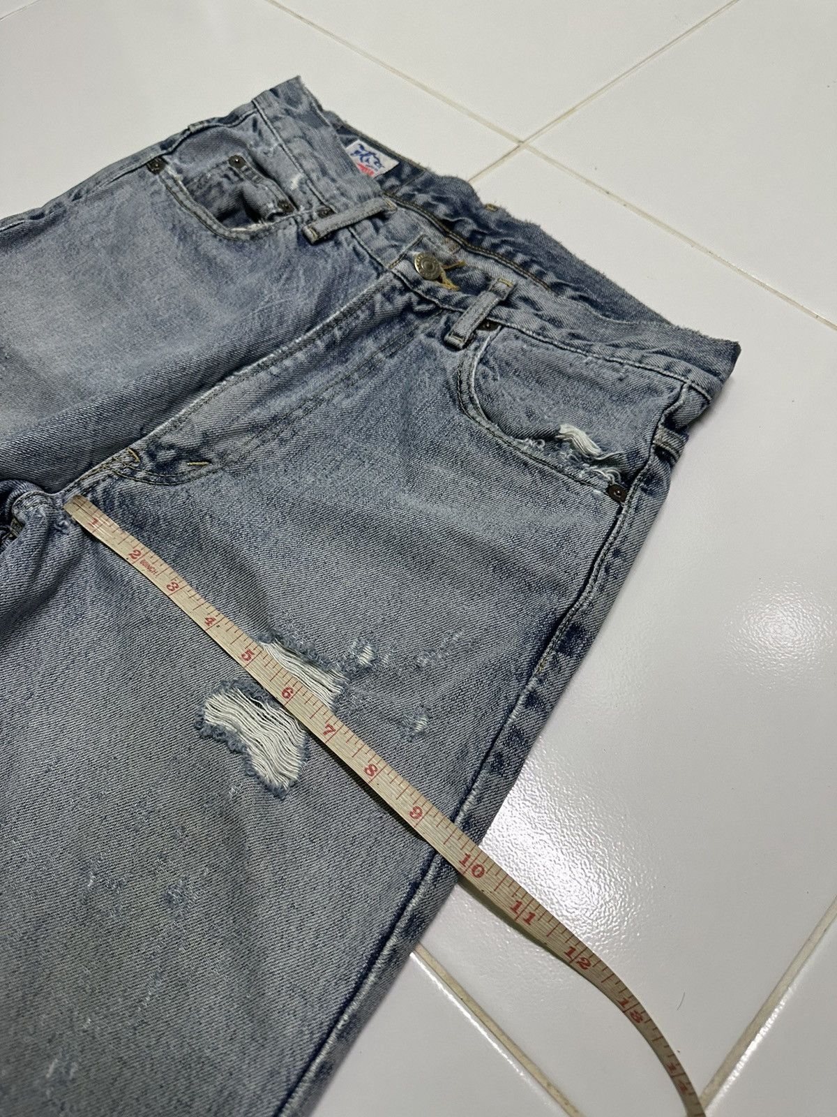 EIGHT-G × Japanese Brand × Vintage Vintaeg Eight G denim jeans Size US 28 / EU 44 - 13 Thumbnail