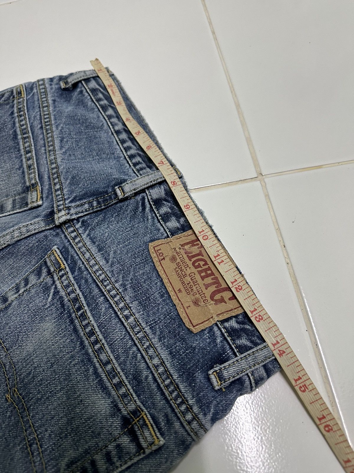 EIGHT-G × Japanese Brand × Vintage Vintaeg Eight G denim jeans Size US 28 / EU 44 - 8 Thumbnail