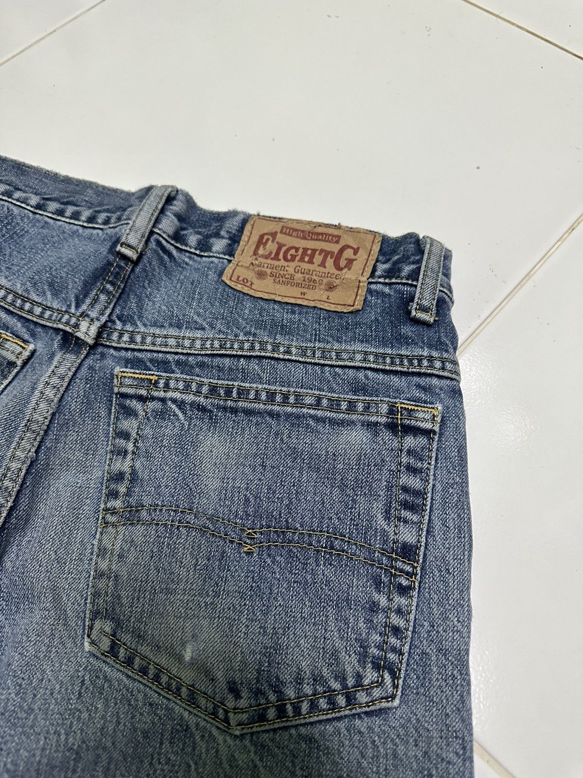 EIGHT-G × Japanese Brand × Vintage Vintaeg Eight G denim jeans Size US 28 / EU 44 - 7 Thumbnail