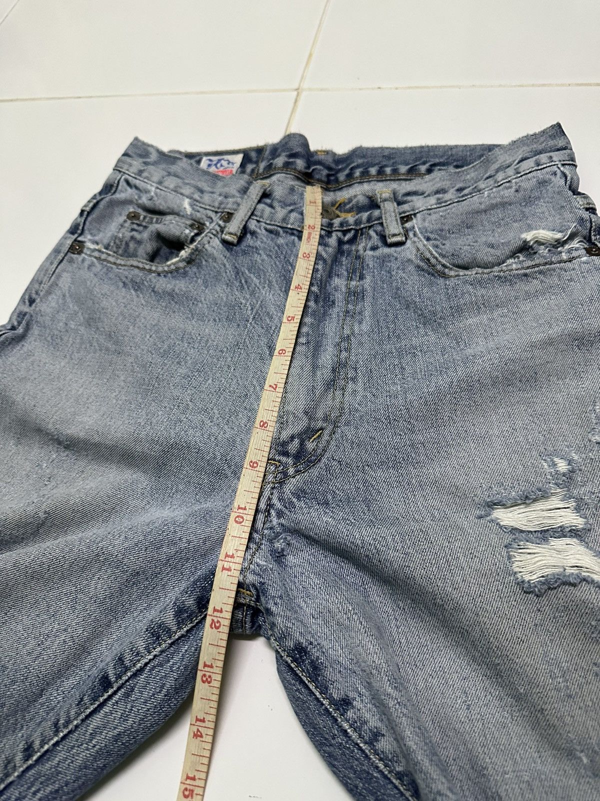 EIGHT-G × Japanese Brand × Vintage Vintaeg Eight G denim jeans Size US 28 / EU 44 - 14 Thumbnail