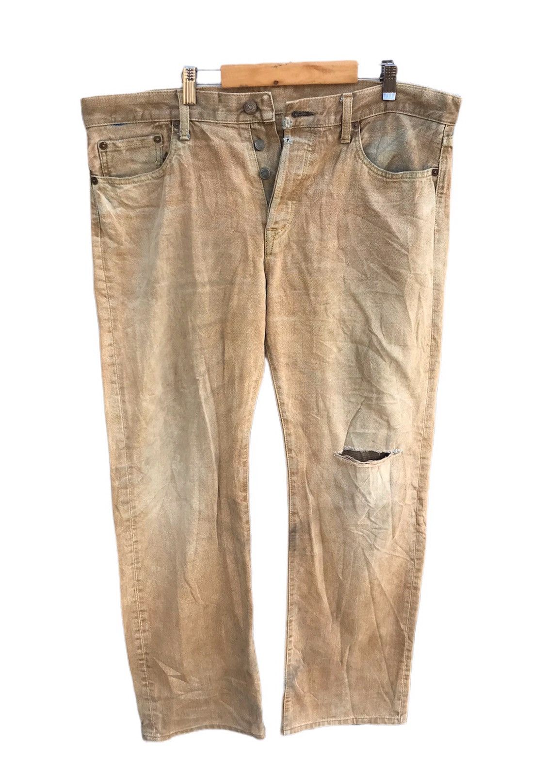 Vintage Vintage Spell bound distressed denim jeans Size US 36 / EU 52 - 1 Thumbnail