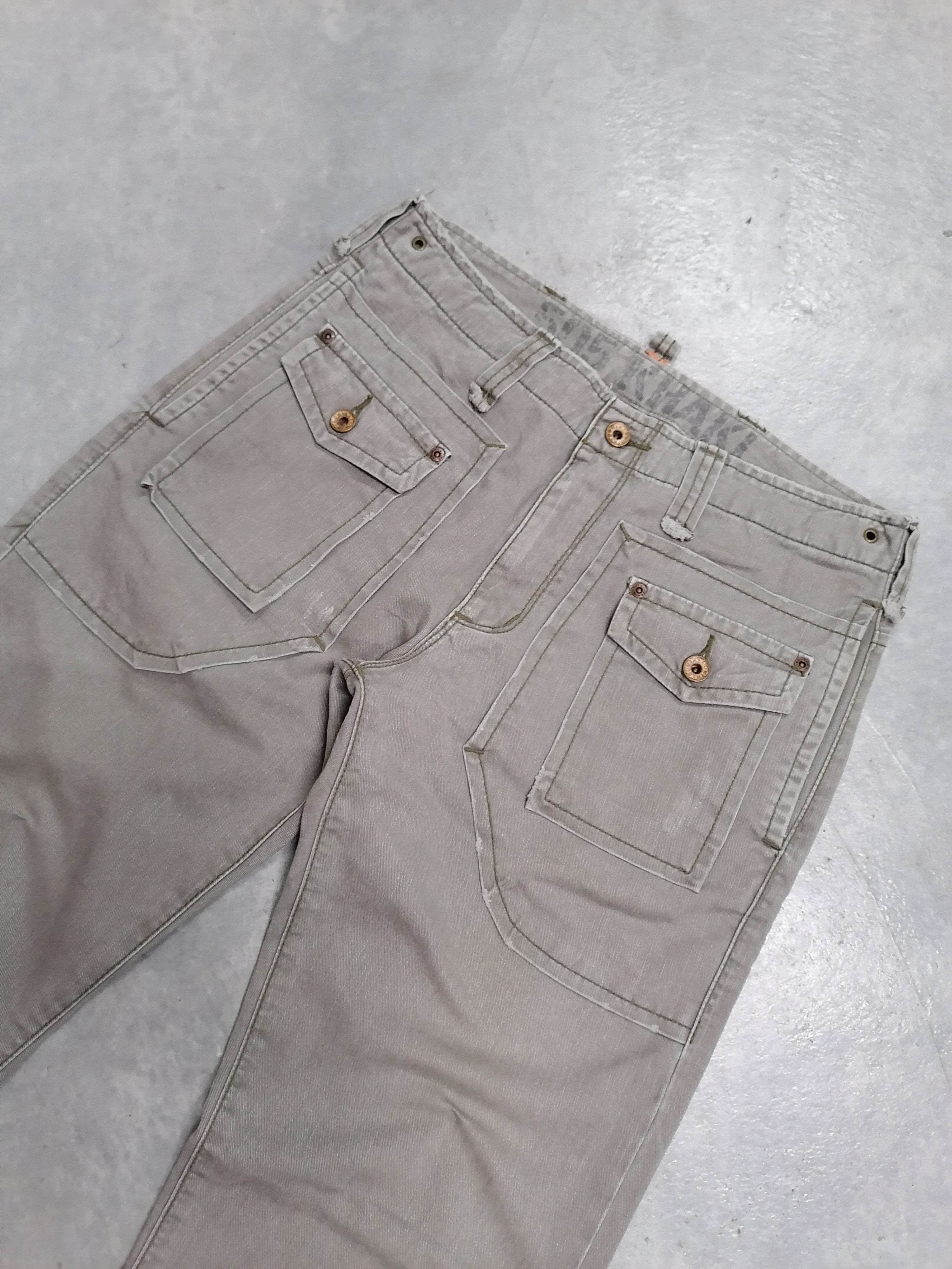 20471120 × Japanese Brand 🔥Edwin 505 Khaki Flare Bushpants⚡⚡⚡ Size US 31 - 4 Thumbnail