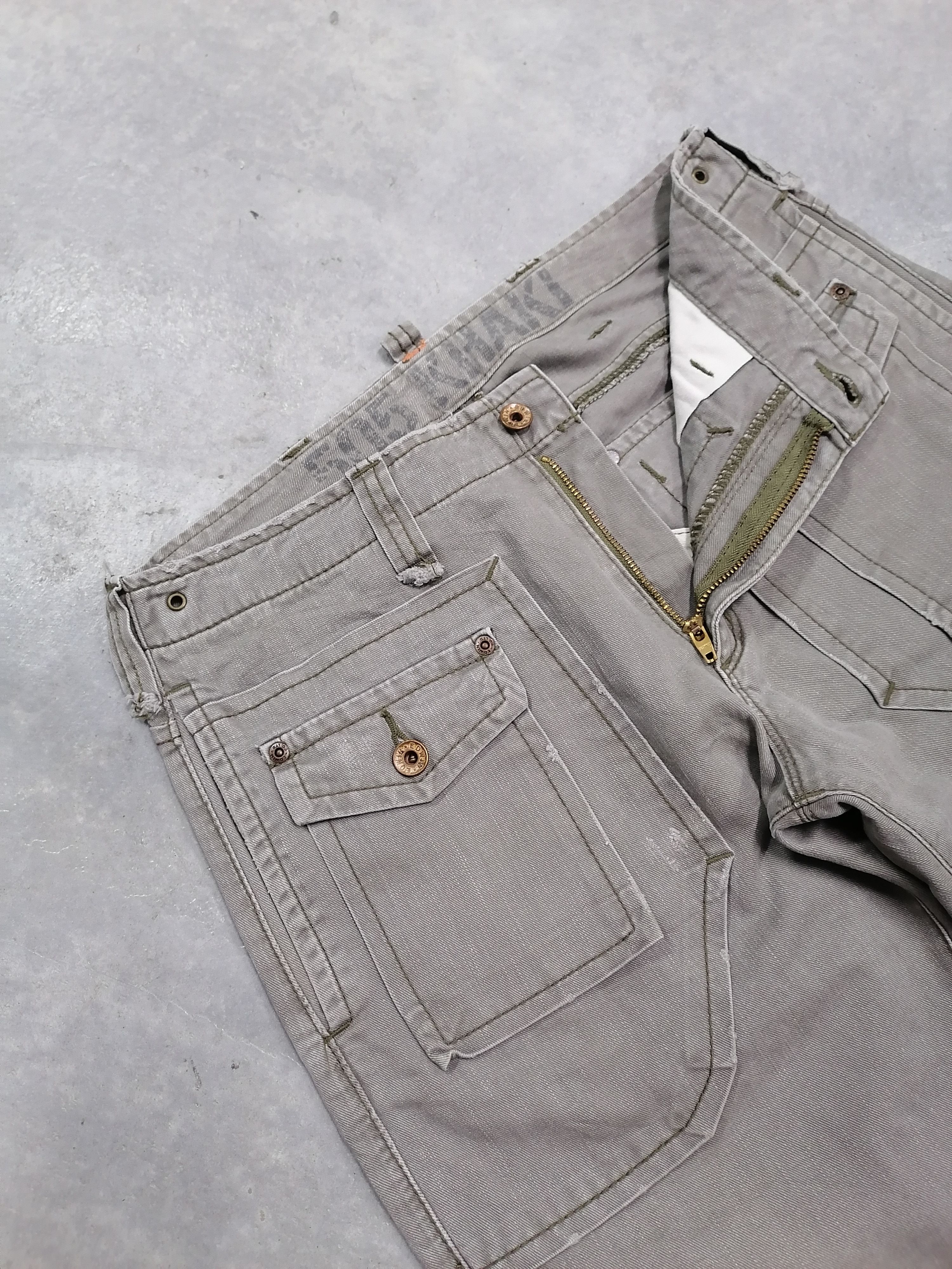 20471120 × Japanese Brand 🔥Edwin 505 Khaki Flare Bushpants⚡⚡⚡ Size US 31 - 5 Thumbnail