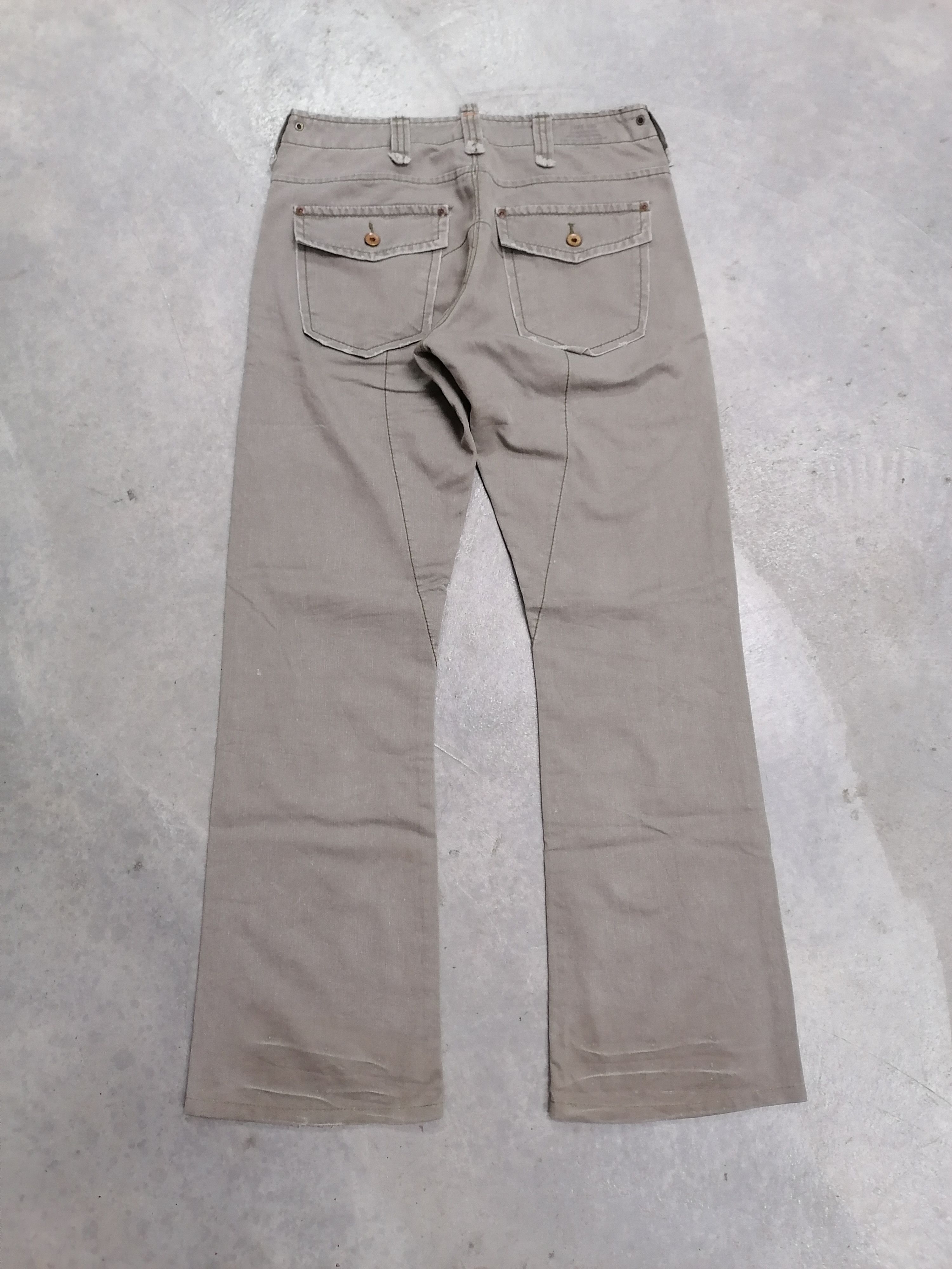 20471120 × Japanese Brand 🔥Edwin 505 Khaki Flare Bushpants⚡⚡⚡ Size US 31 - 7 Thumbnail