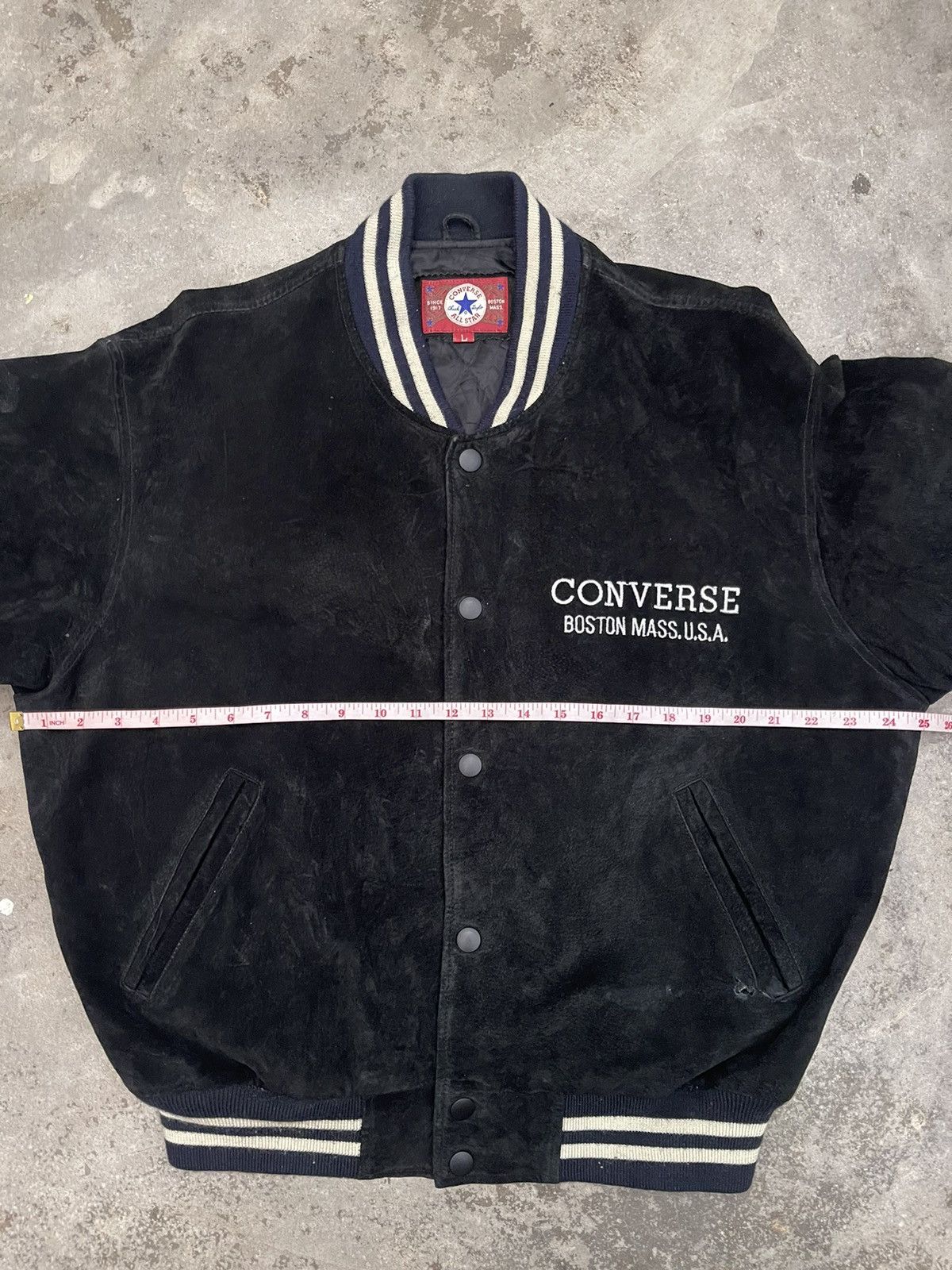 Converse Retro Velvet Converse All Star Varsity Jacket – Rare Find Size US L / EU 52-54 / 3 - 9 Thumbnail