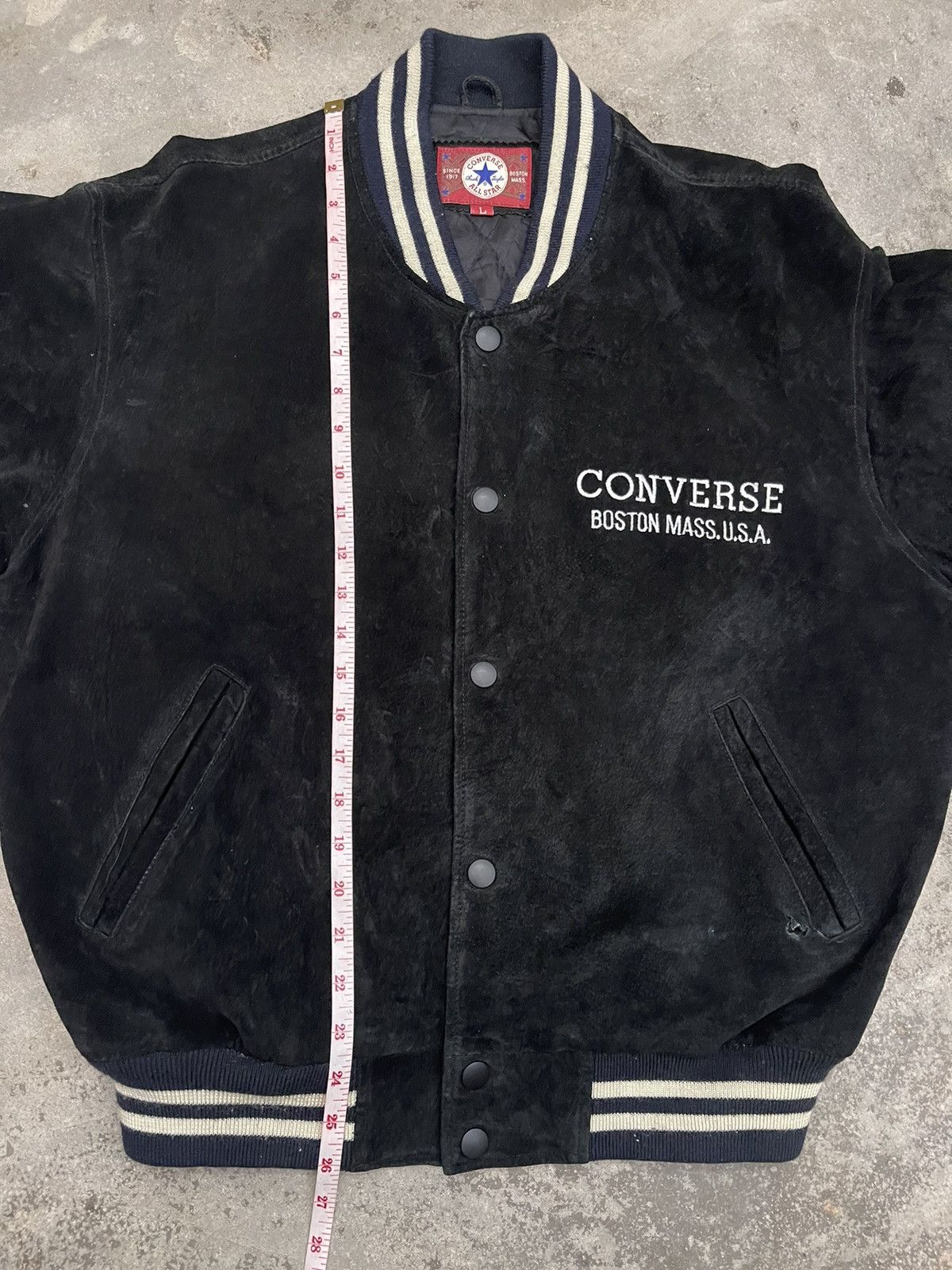 Converse Retro Velvet Converse All Star Varsity Jacket – Rare Find Size US L / EU 52-54 / 3 - 10 Thumbnail