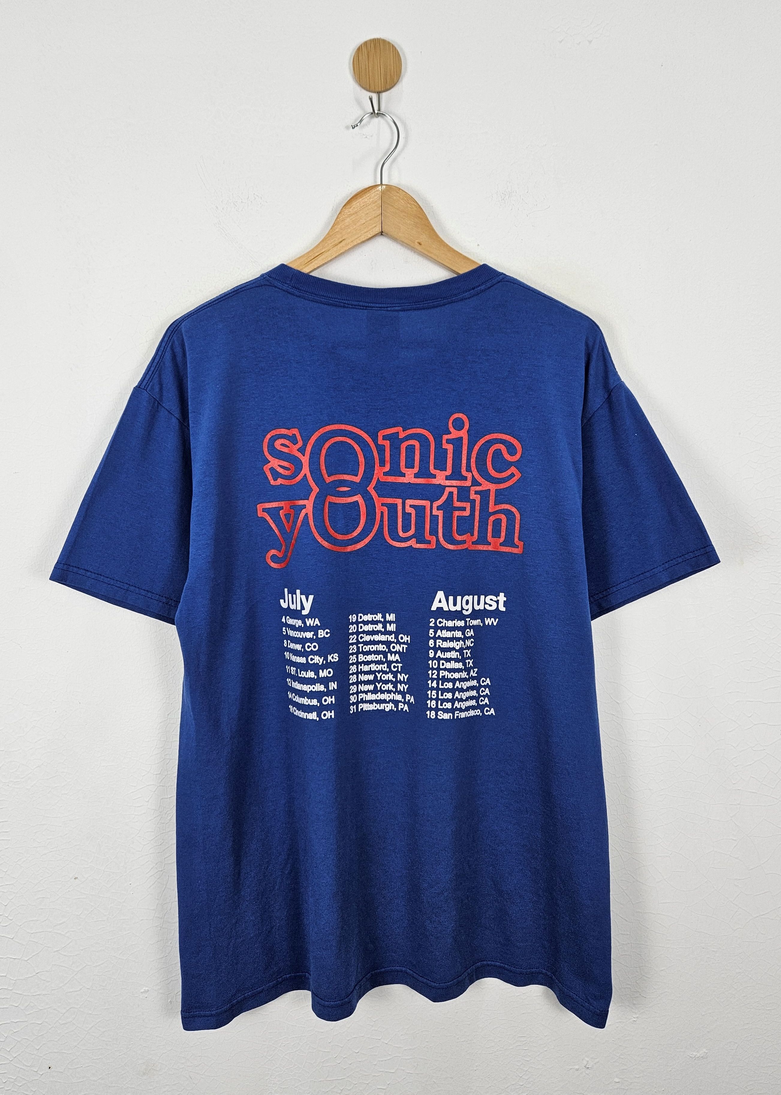 Band Tees Vintage 90s 1995 Sonic Youth Concert Tour shirt Size US L / EU 52-54 / 3 - 2 Thumbnail