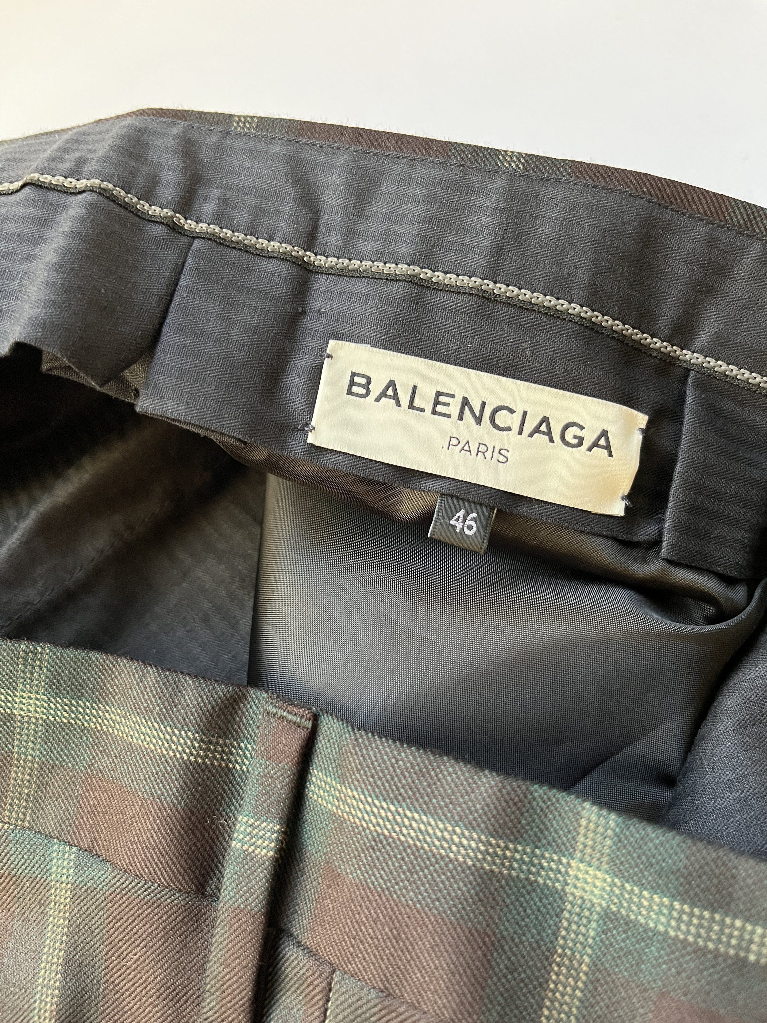 Balenciaga ⚡️QUICK SALE⚡️2016 Balenciaga Demna Checked Trousers Pants Size US 32 / EU 48 - 3 Thumbnail