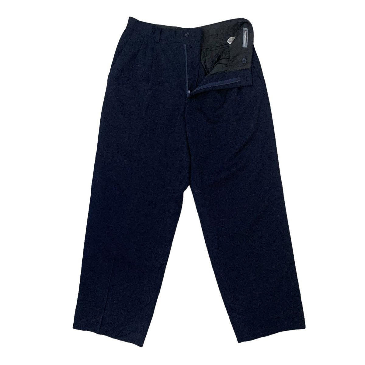 Issey Miyake 🔥80s Issey Miyake Men Wool Gabardine Pants Size US 28 / EU 44 - 2 Thumbnail