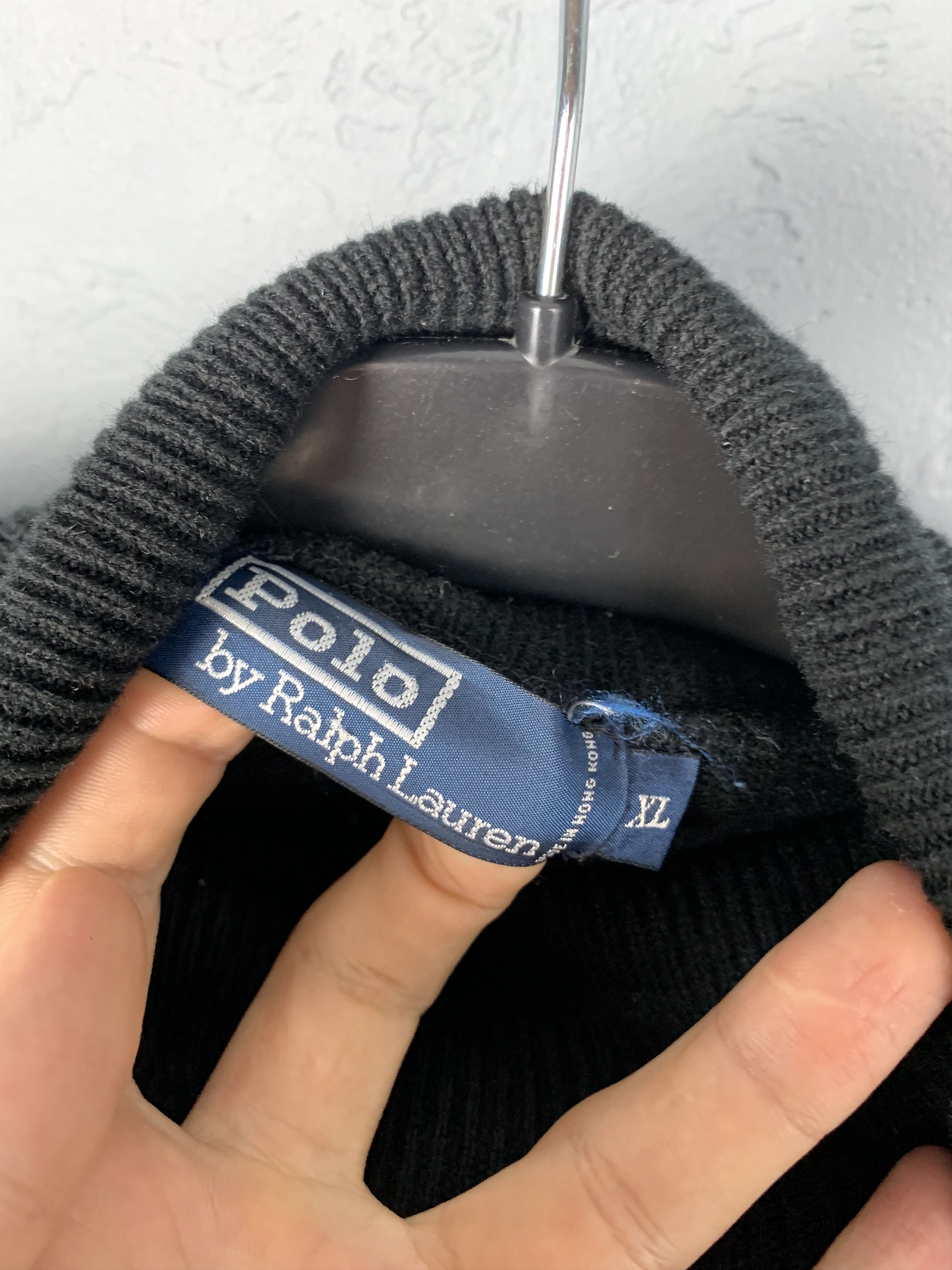 Polo Ralph Lauren Polo Ralph Lauren Mens Vintage Turtleneck Wool Sweater Size US XL / EU 56 / 4 - 3 Thumbnail