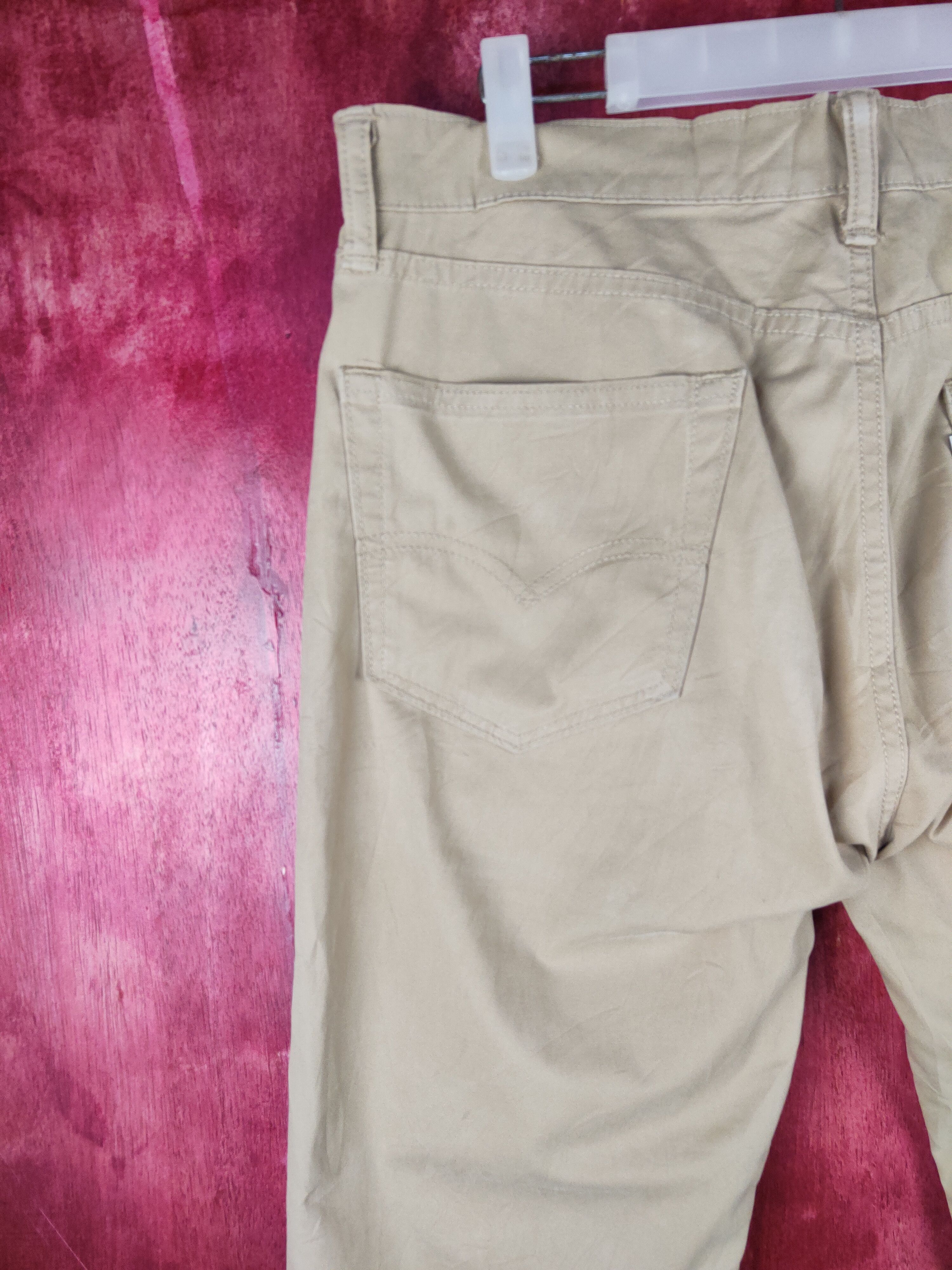 Japanese Brand Levis Beige Multipocket Ripped Casual Pants #S762 Size US 34 / EU 50 - 9 Thumbnail