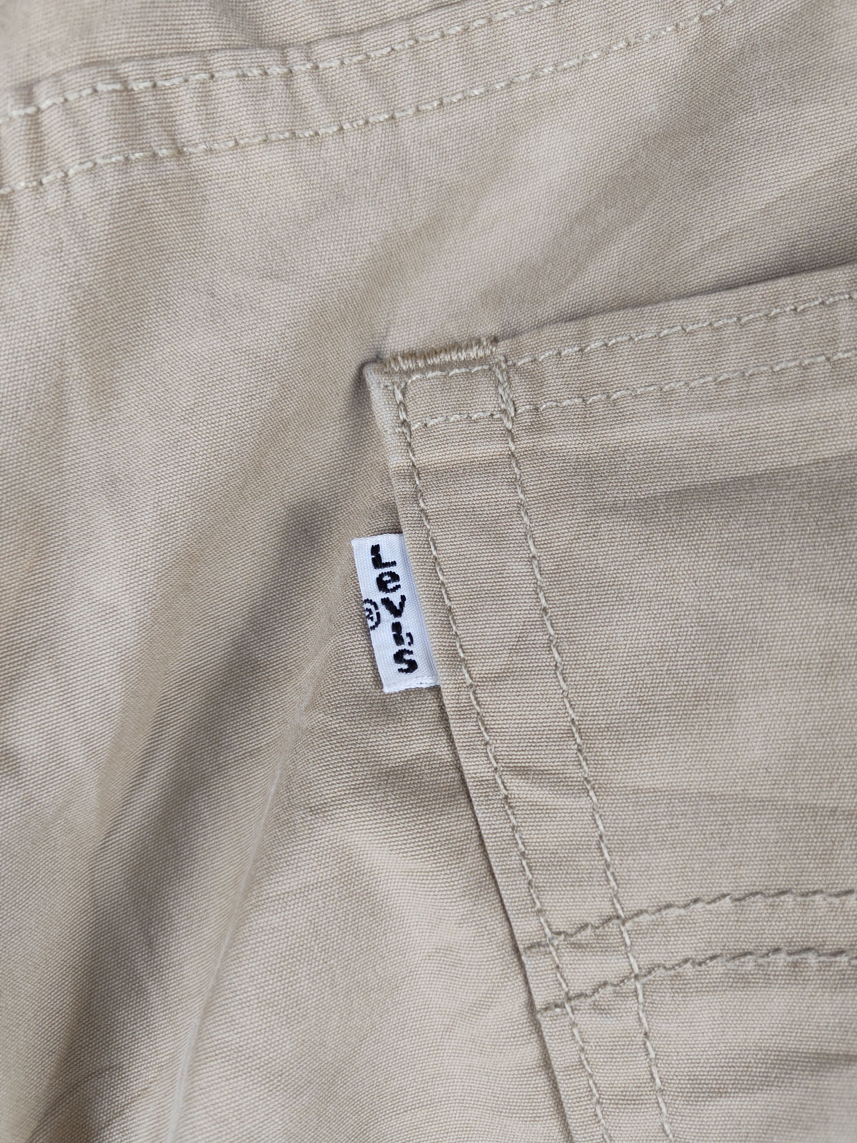 Japanese Brand Levis Beige Multipocket Ripped Casual Pants #S762 Size US 34 / EU 50 - 12 Thumbnail