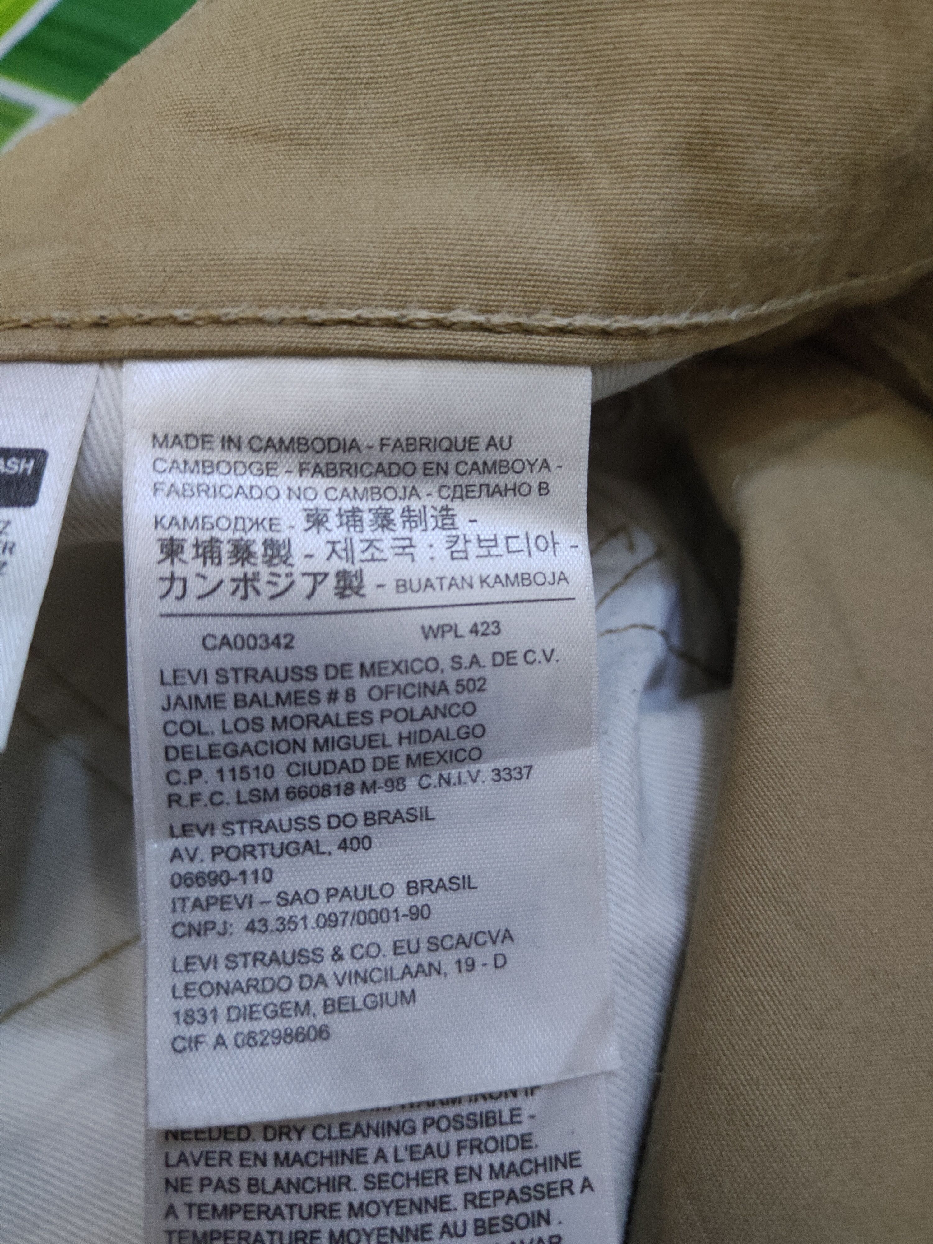 Japanese Brand Levis Beige Multipocket Ripped Casual Pants #S762 Size US 34 / EU 50 - 16 Thumbnail