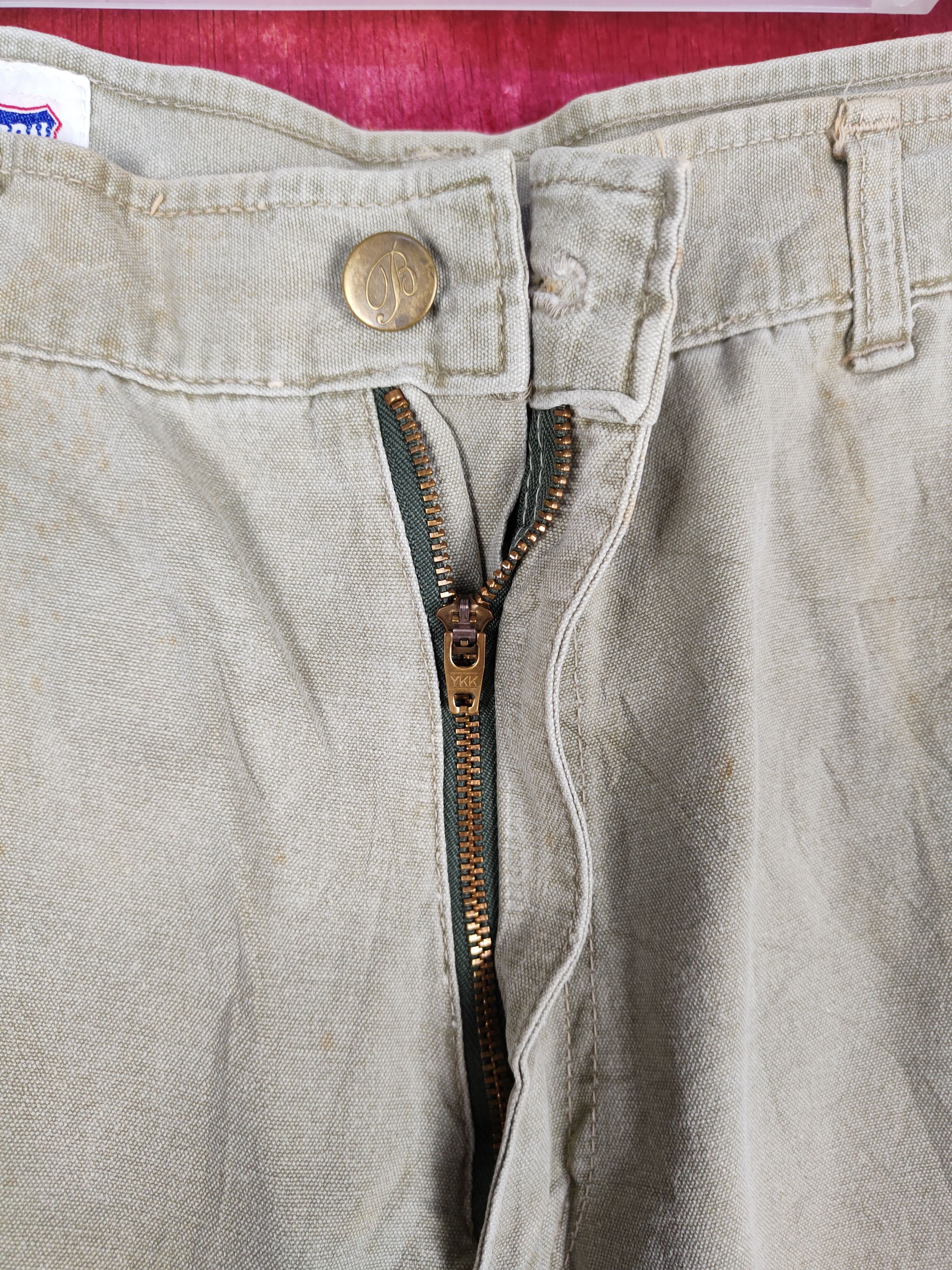 Japanese Brand × Vintage Big Born Gray Faded vintage Casual Pants #S770 Size US 31 - 16 Thumbnail