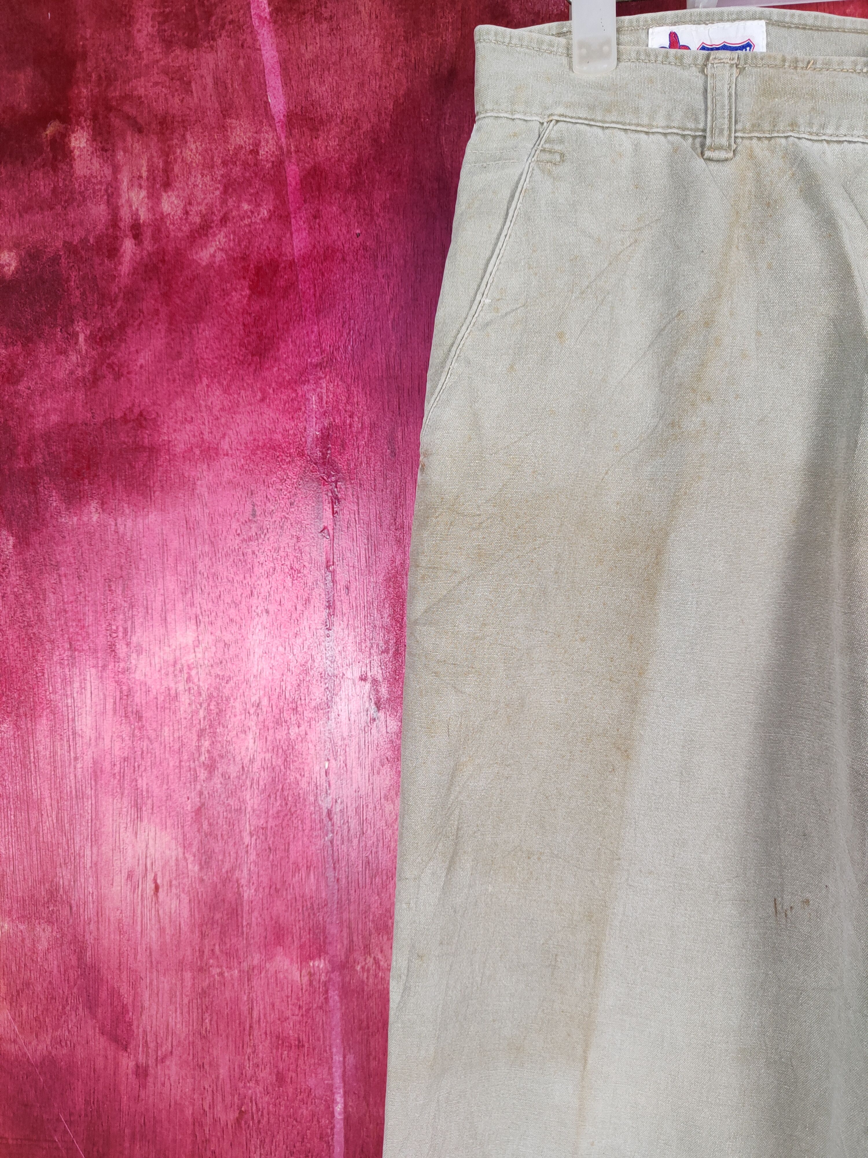 Japanese Brand × Vintage Big Born Gray Faded vintage Casual Pants #S770 Size US 31 - 4 Thumbnail