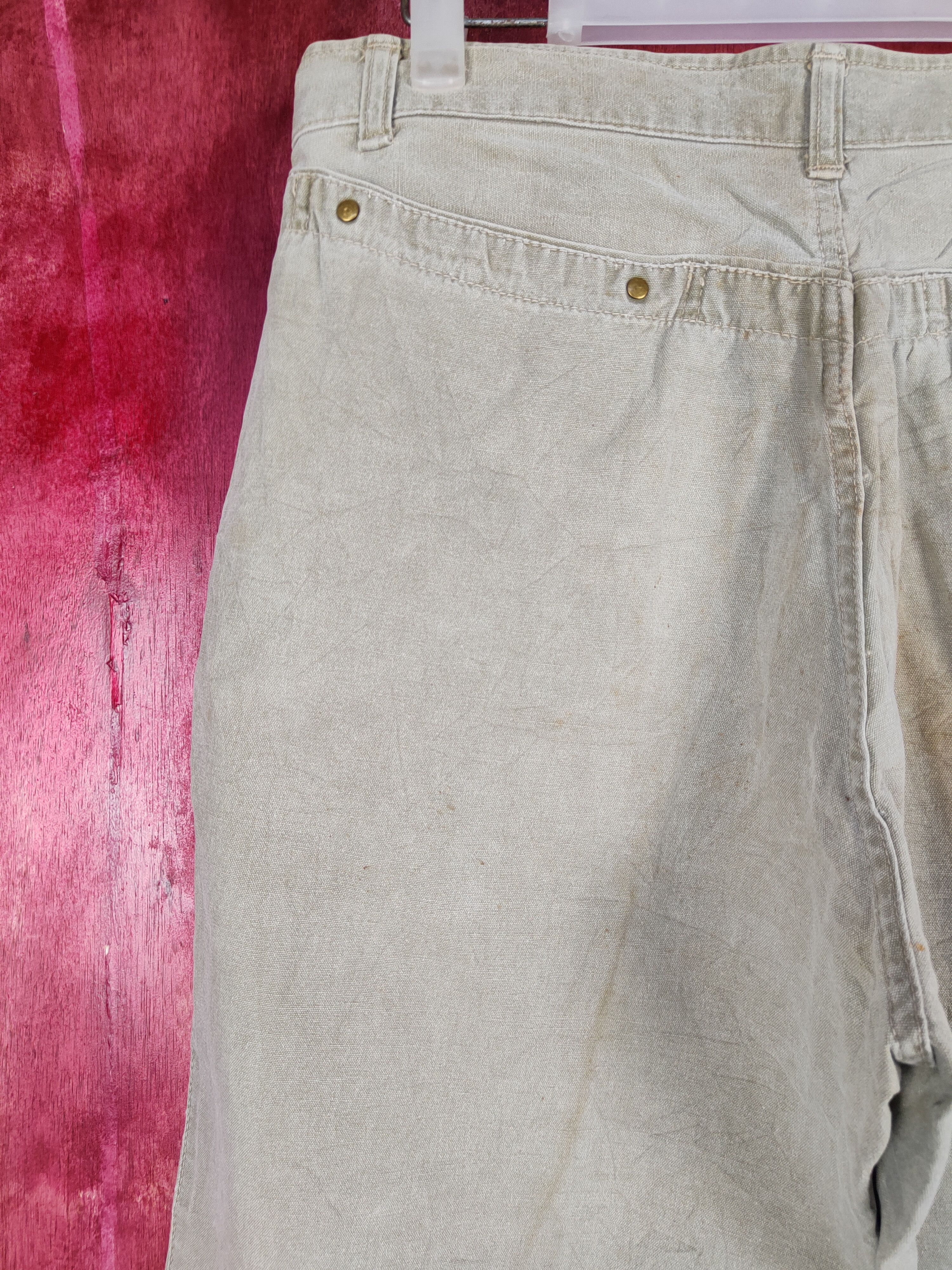Japanese Brand × Vintage Big Born Gray Faded vintage Casual Pants #S770 Size US 31 - 10 Thumbnail