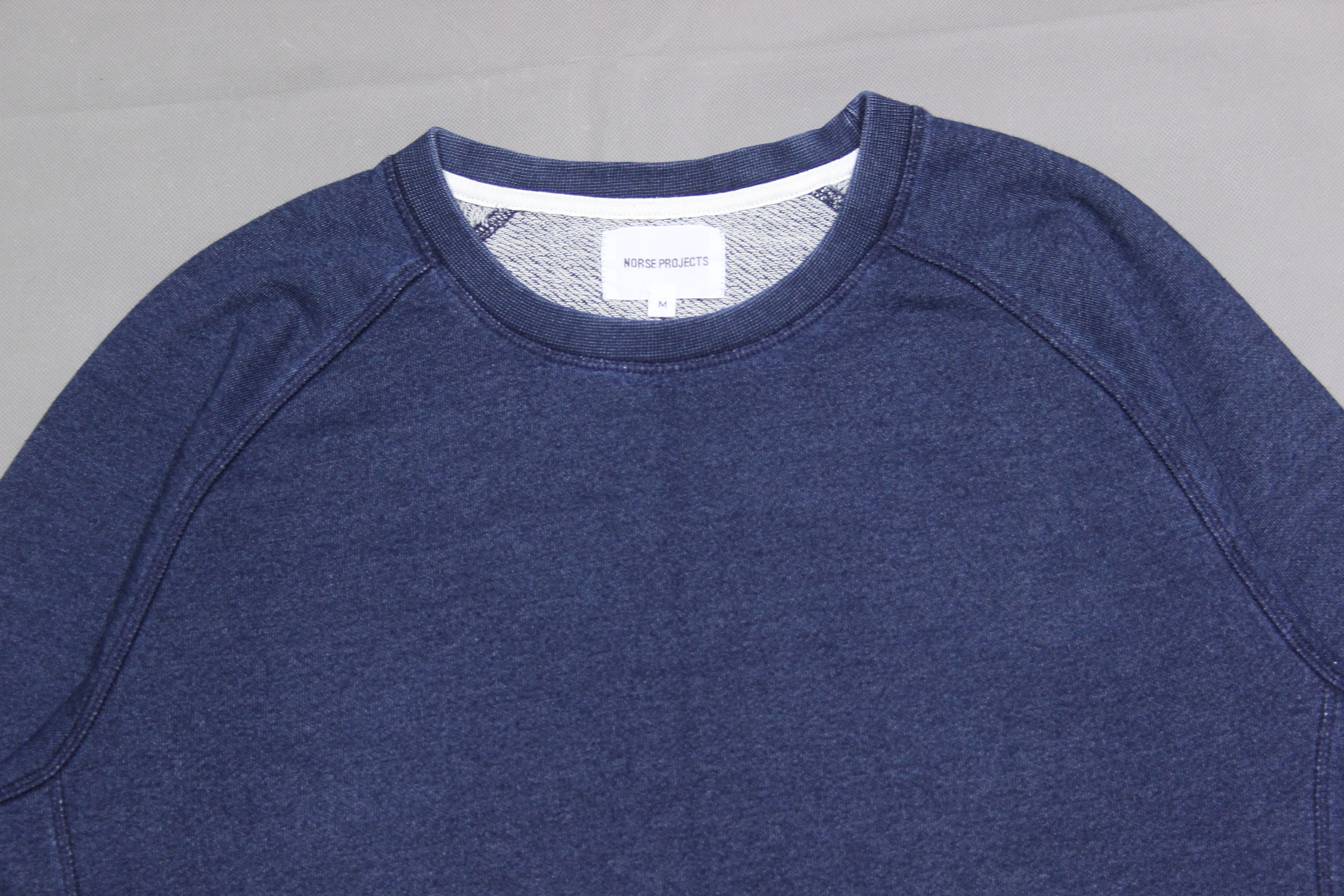 Norse Projects Vorm Indigo Sweatshirt Size US M / EU 48-50 / 2 - 4 Thumbnail