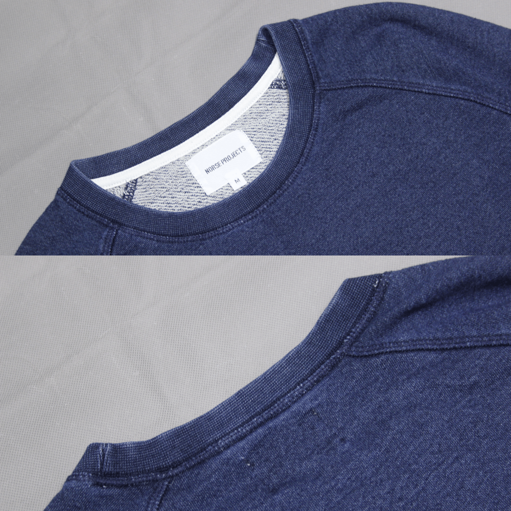 Norse Projects Vorm Indigo Sweatshirt Size US M / EU 48-50 / 2 - 6 Thumbnail