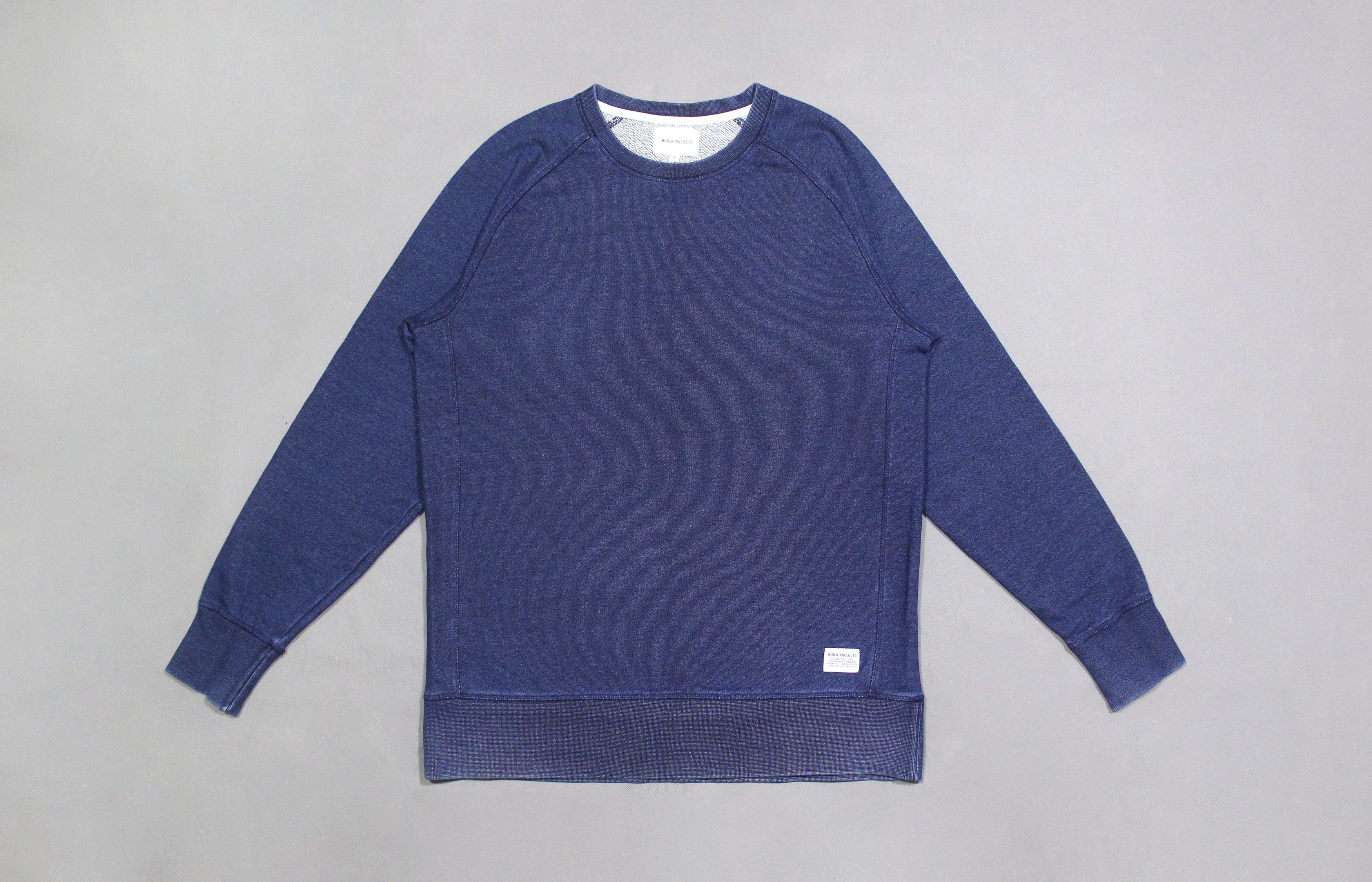 Norse Projects Vorm Indigo Sweatshirt Size US M / EU 48-50 / 2 - 1 Thumbnail