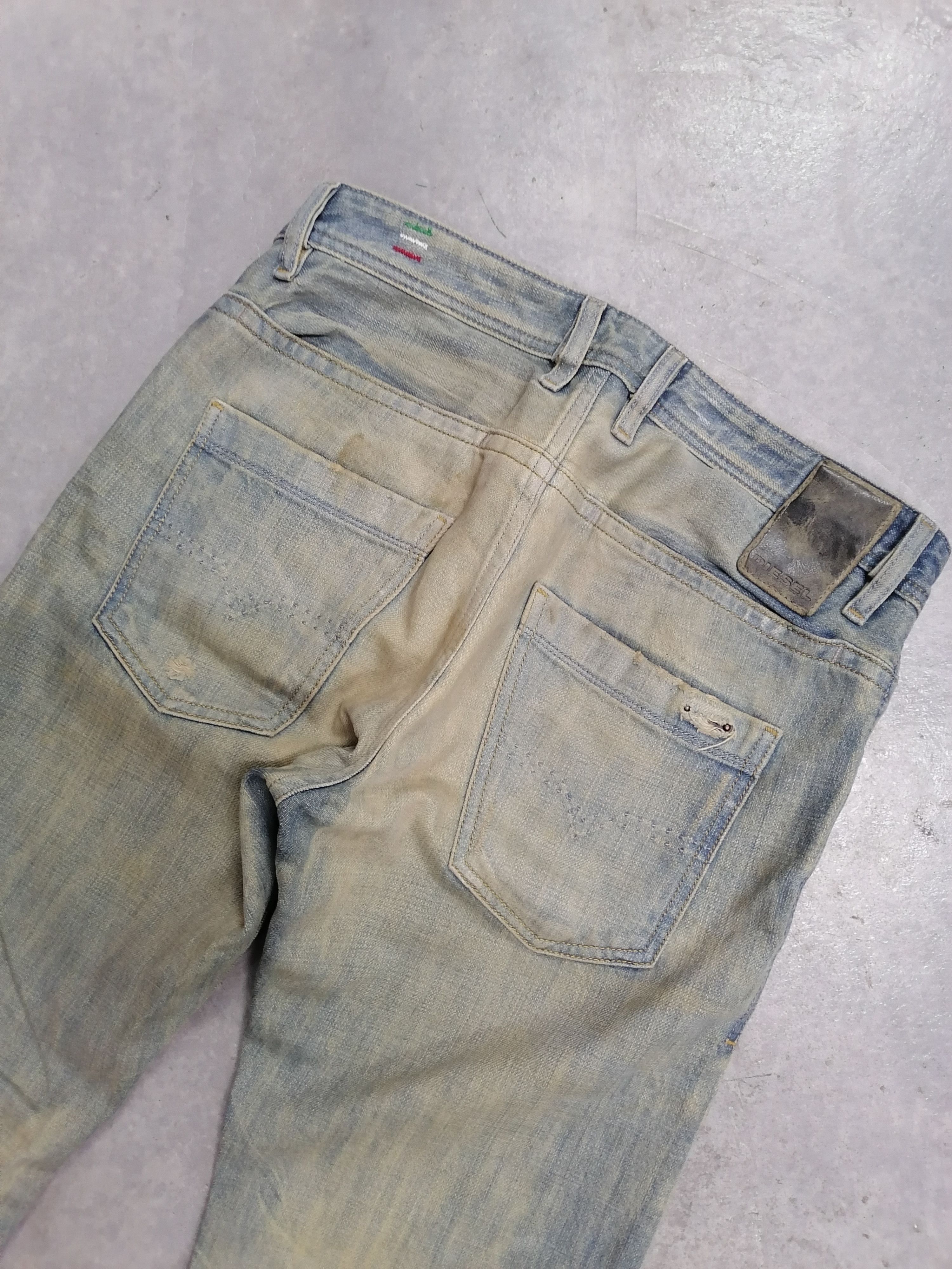 Diesel 🔥Diesel 1st Edition Blue Eyecons Regular Slim Denim Jeans⚡ Size US 30 / EU 46 - 14 Thumbnail