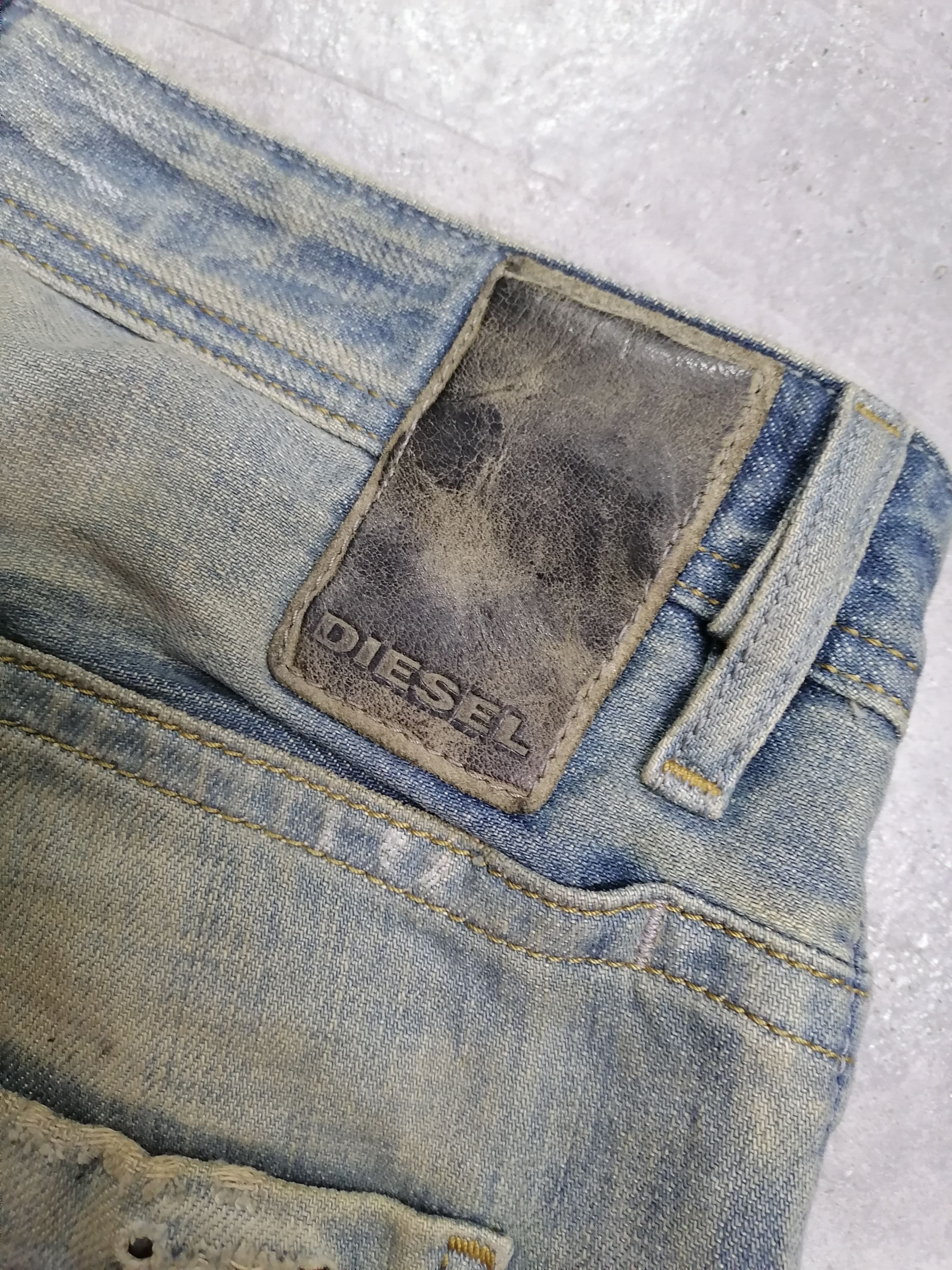 Diesel 🔥Diesel 1st Edition Blue Eyecons Regular Slim Denim Jeans⚡ Size US 30 / EU 46 - 15 Thumbnail
