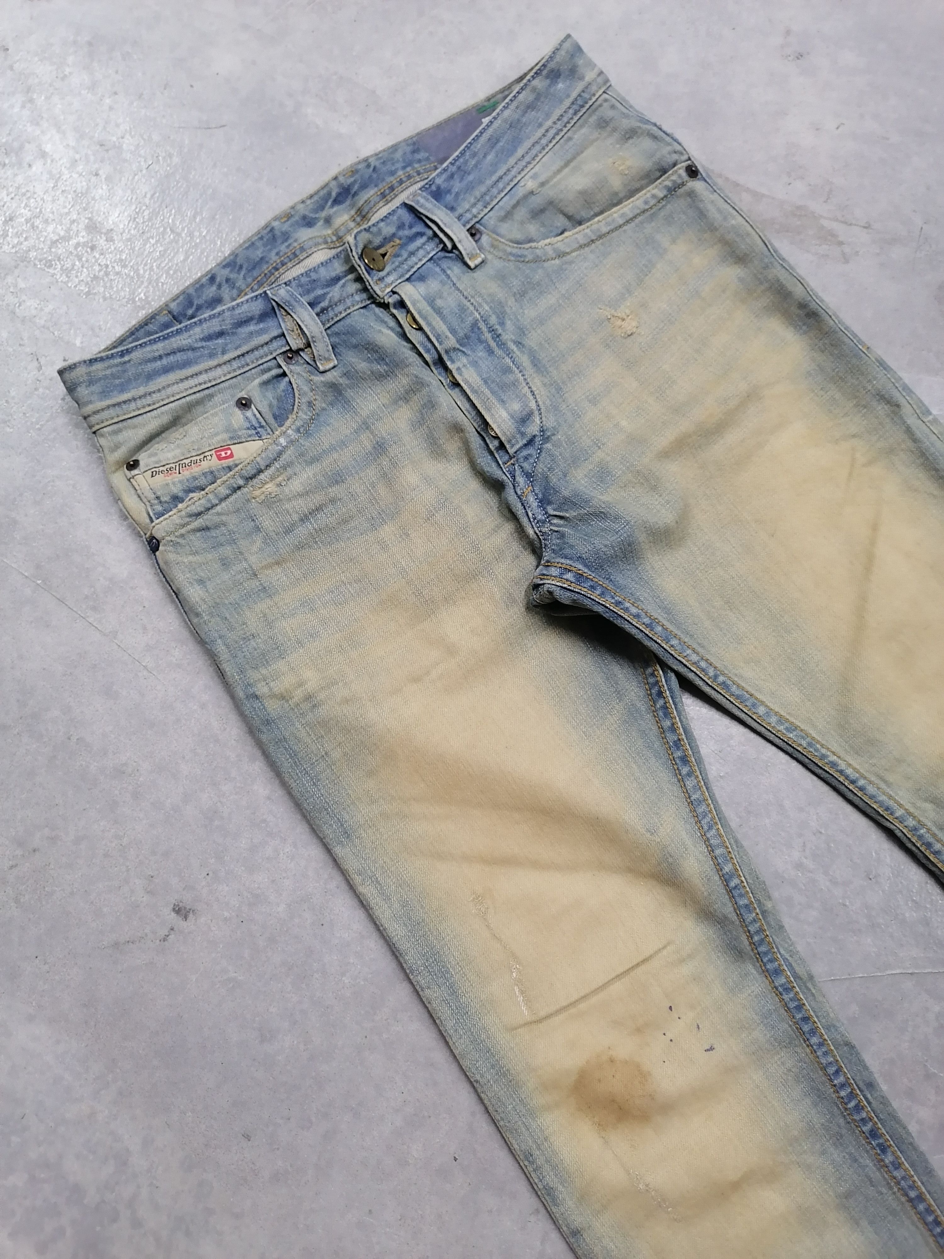Diesel 🔥Diesel 1st Edition Blue Eyecons Regular Slim Denim Jeans⚡ Size US 30 / EU 46 - 5 Thumbnail