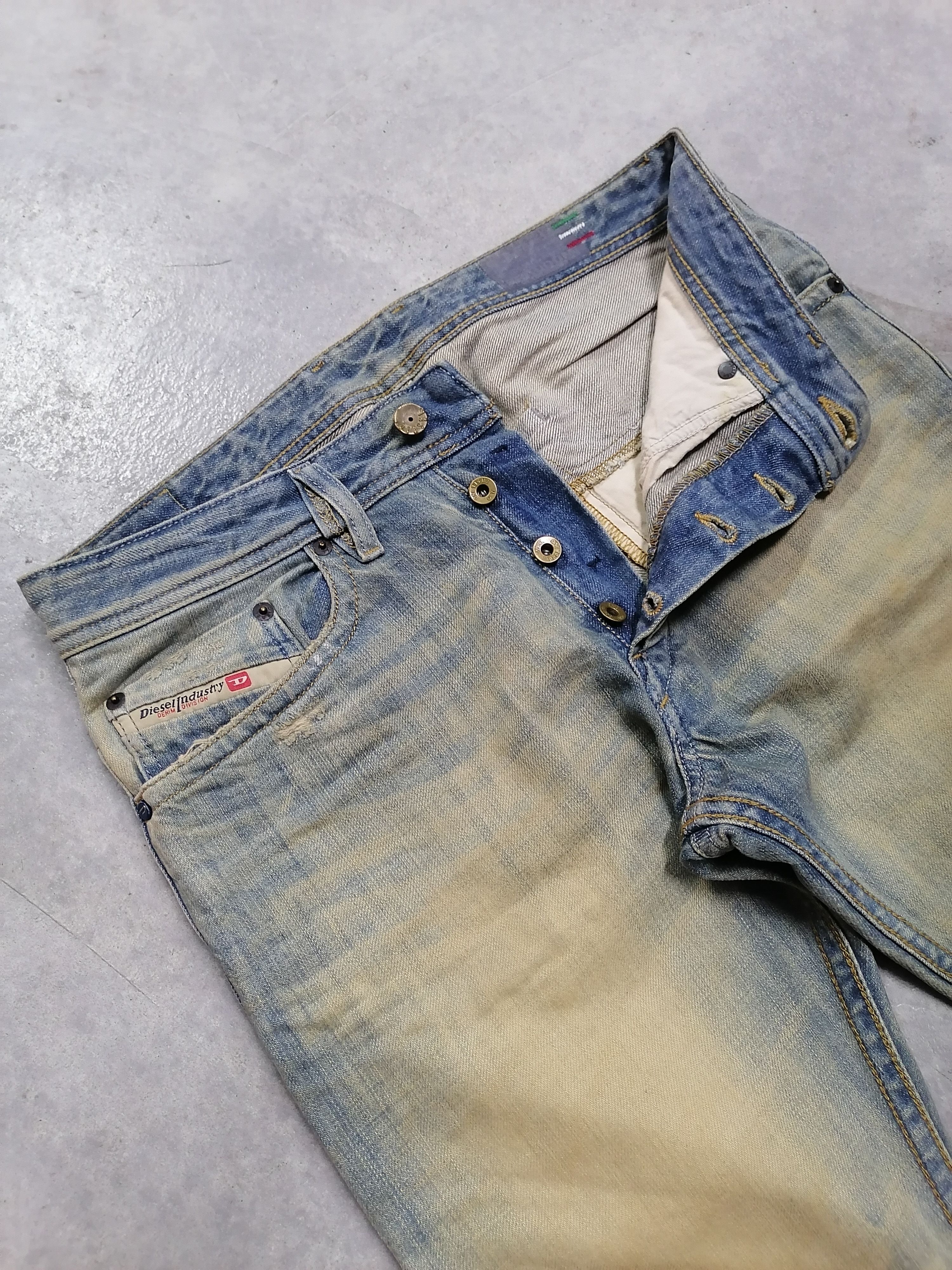 Diesel 🔥Diesel 1st Edition Blue Eyecons Regular Slim Denim Jeans⚡ Size US 30 / EU 46 - 6 Thumbnail