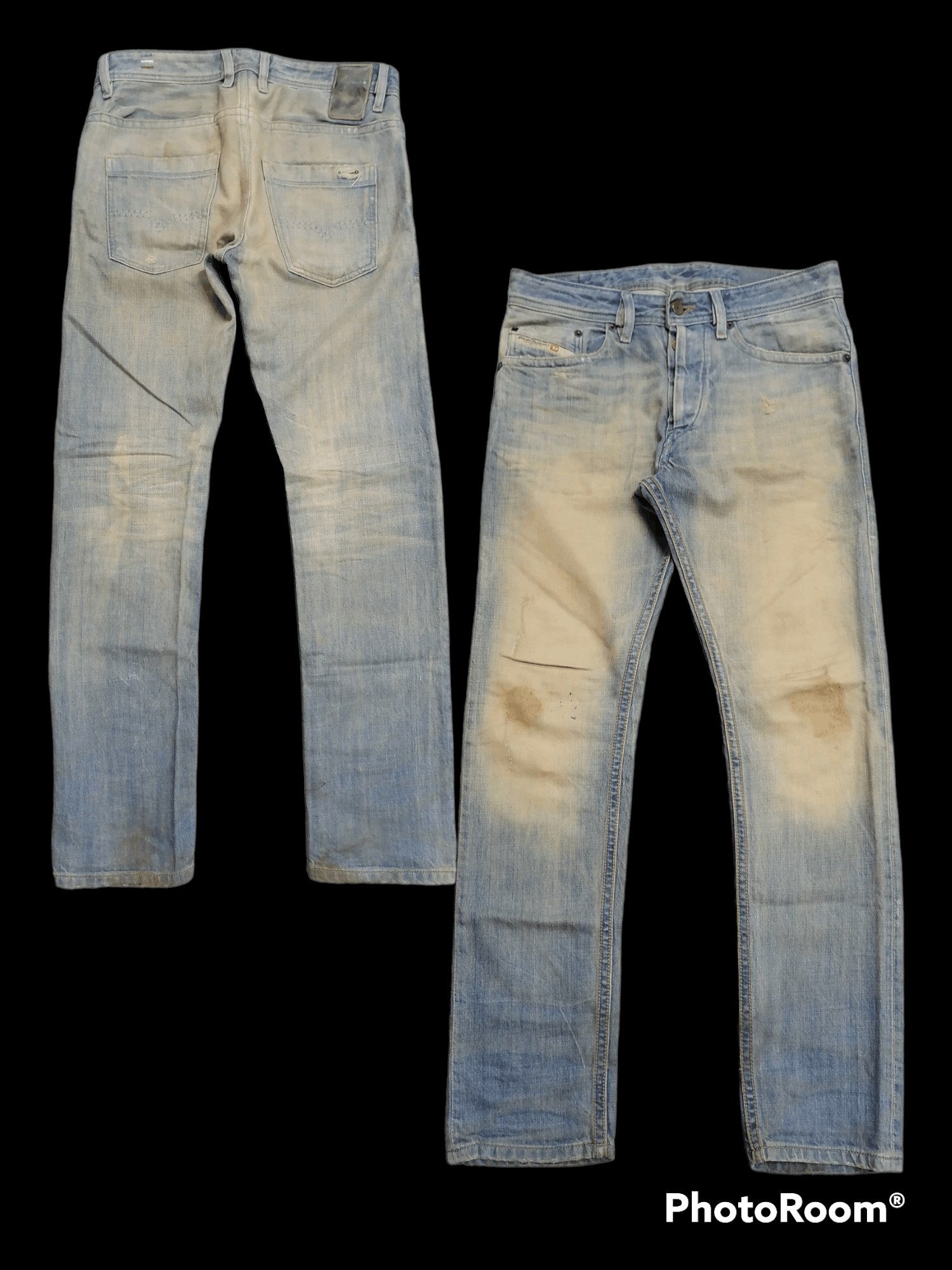 ?Diesel 1st Edition Blue Eyecons Regular Slim Denim Jeans⚡