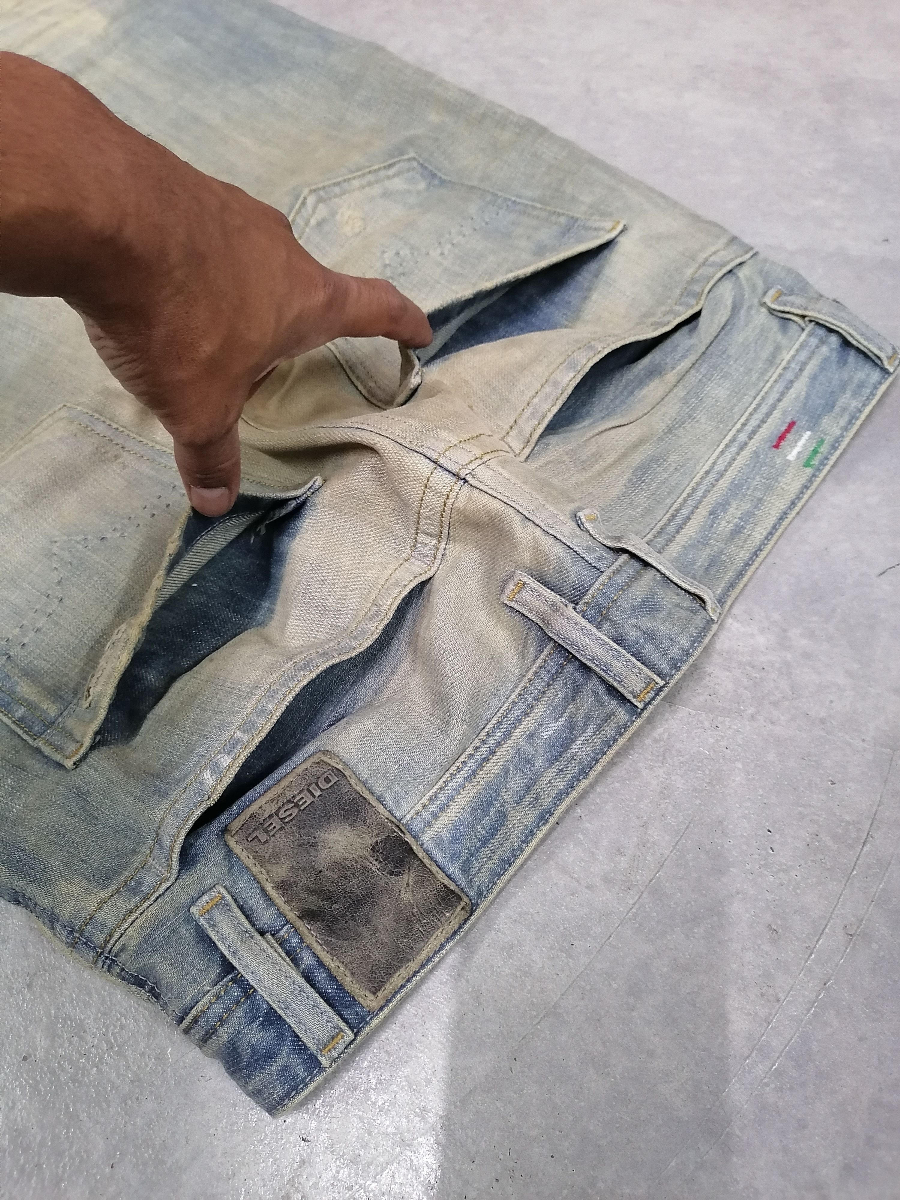 Diesel 🔥Diesel 1st Edition Blue Eyecons Regular Slim Denim Jeans⚡ Size US 30 / EU 46 - 16 Thumbnail