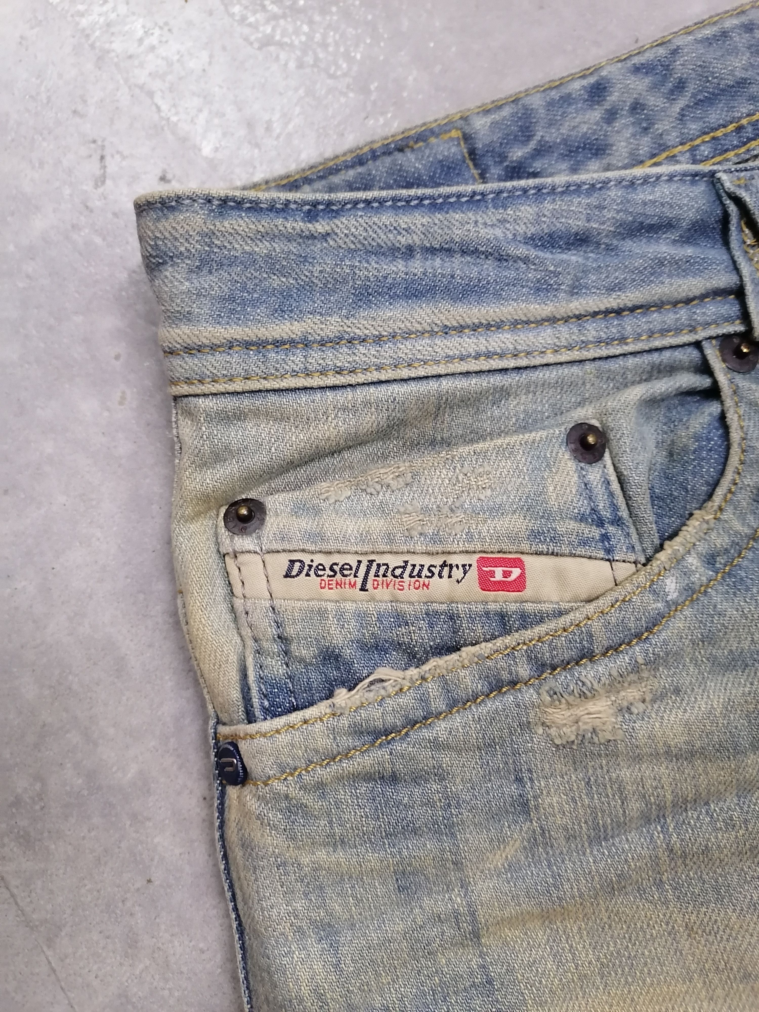 Diesel 🔥Diesel 1st Edition Blue Eyecons Regular Slim Denim Jeans⚡ Size US 30 / EU 46 - 7 Thumbnail