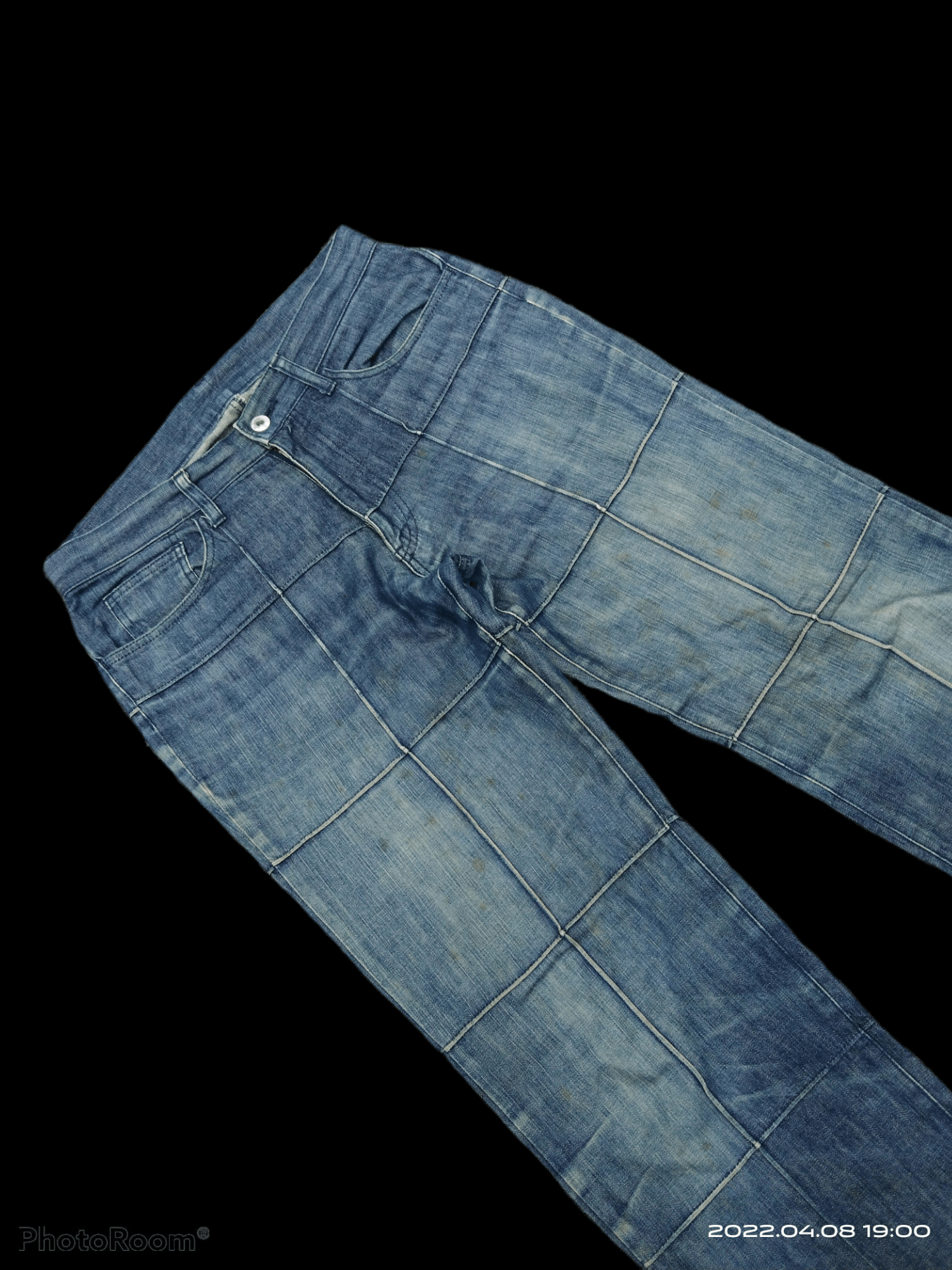 image of Avant Garde x Boycott Distressed Boycott Hagi Inspired Hysteric Glamour in Blue Distressed (Size 30