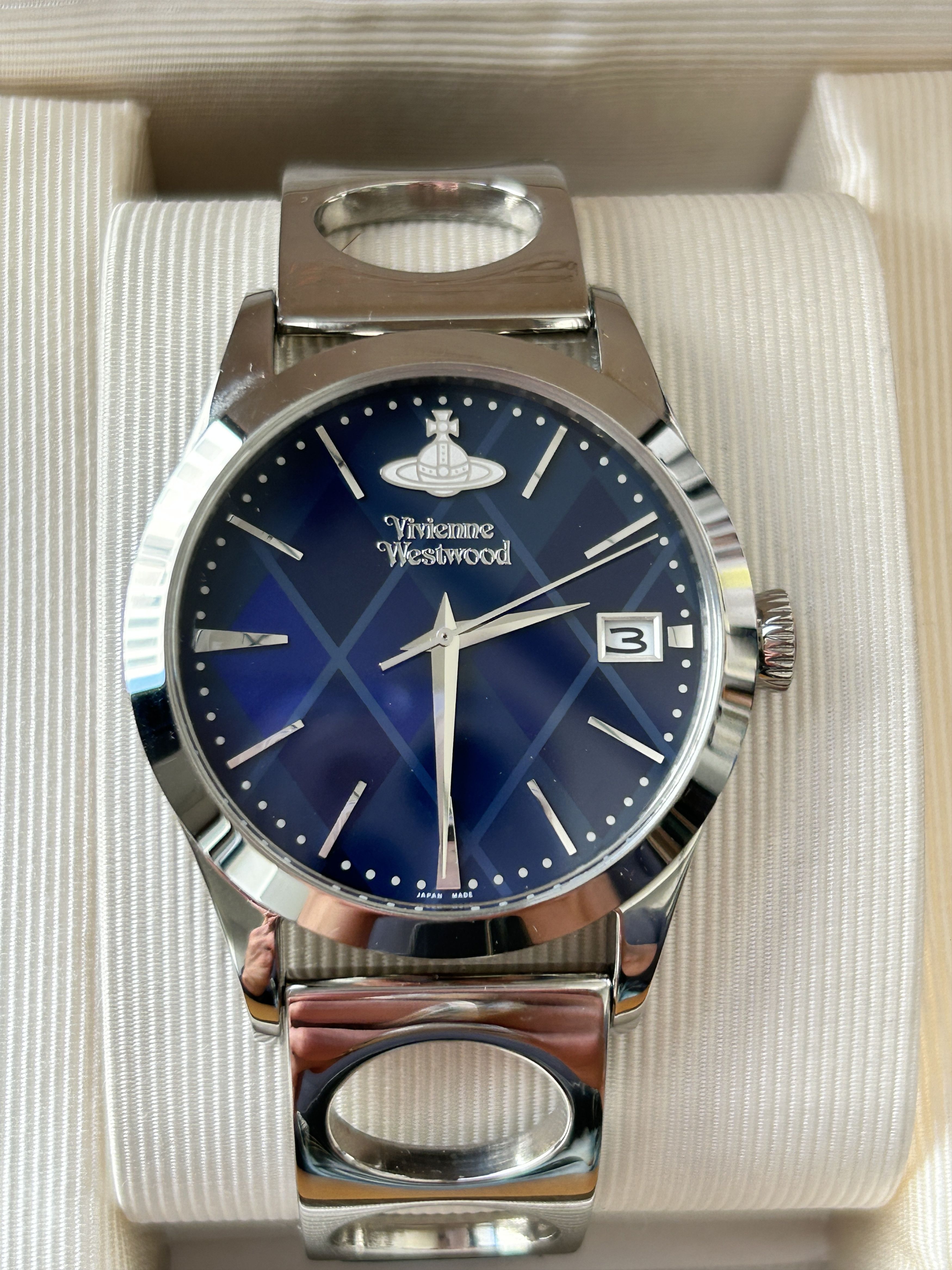 Vivienne Westwood 1,920$ japan Exclusive Watch ! half steel half leather Size ONE SIZE - 1 Thumbnail